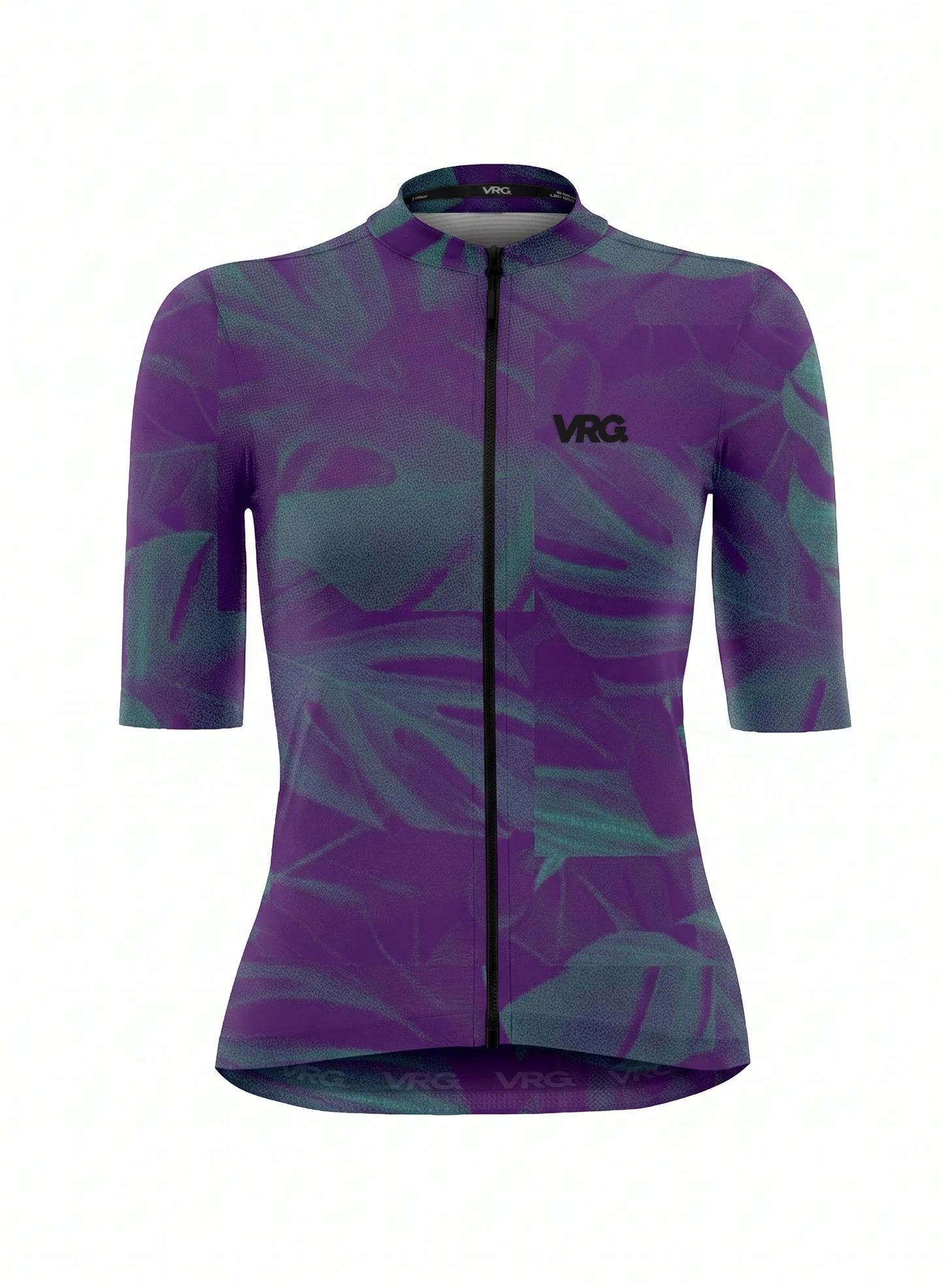 138 VRG JERSEY MONSTERA DEEP PURPLE - WOMEN