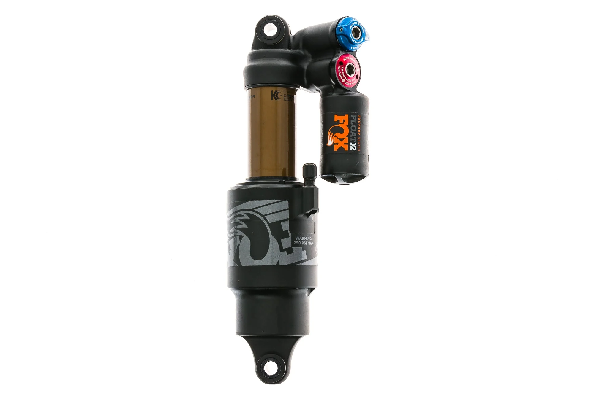 2016 Fox Float Factory X2 Rear Air Shock 8.5 X 2.5 Orange