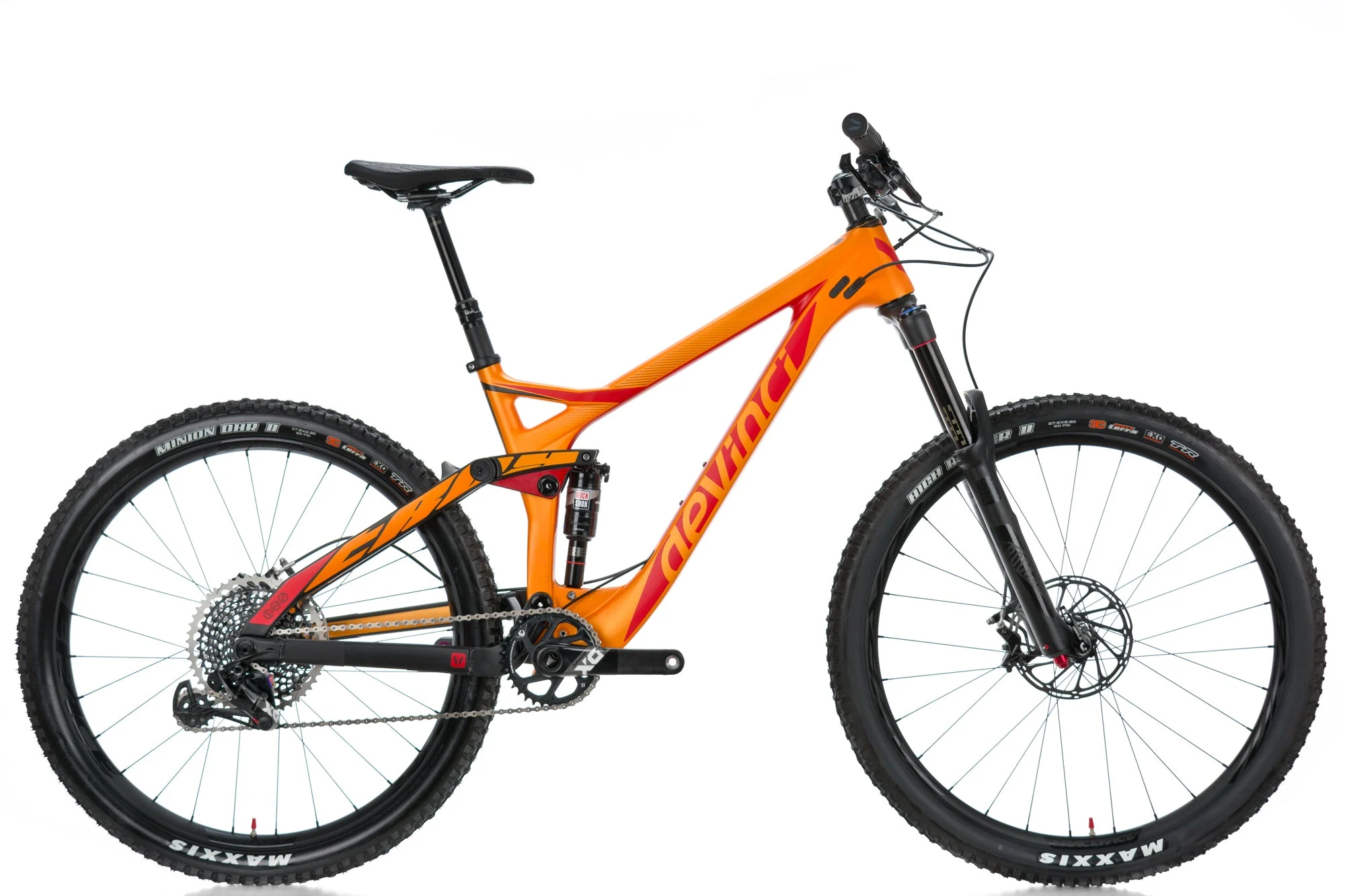 2017 Devinci Troy Mountain Bike MEDIUM 27.5" Carbon SRAM X01 Eagle RockShox