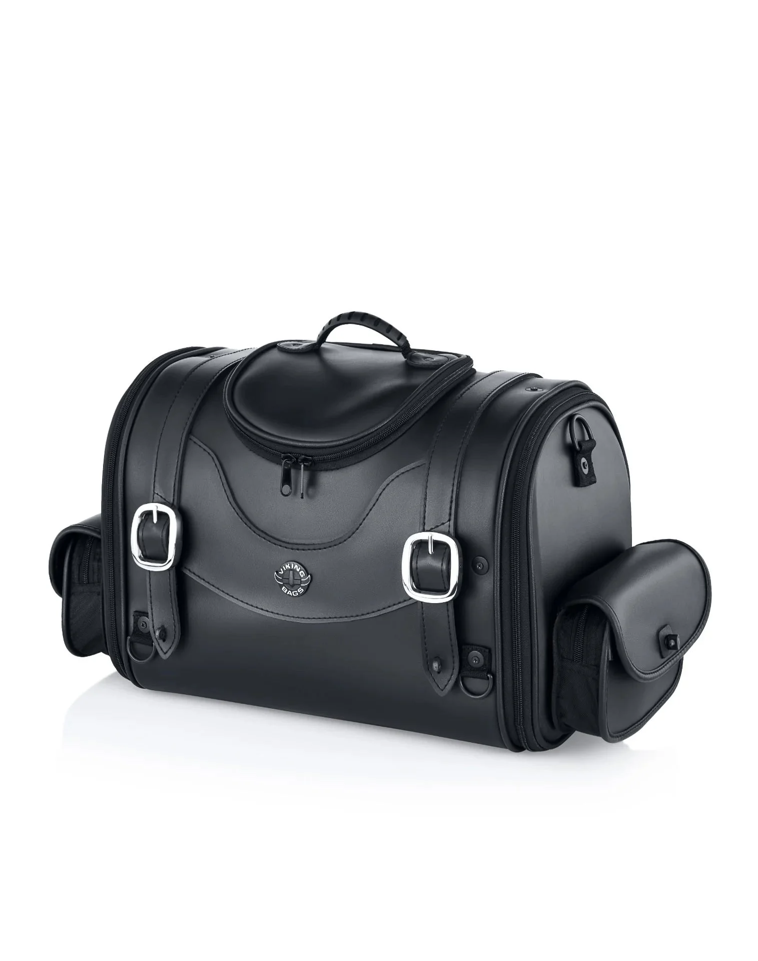 28L - Century Large Yamaha Leather Motorcycle Trunk Bag