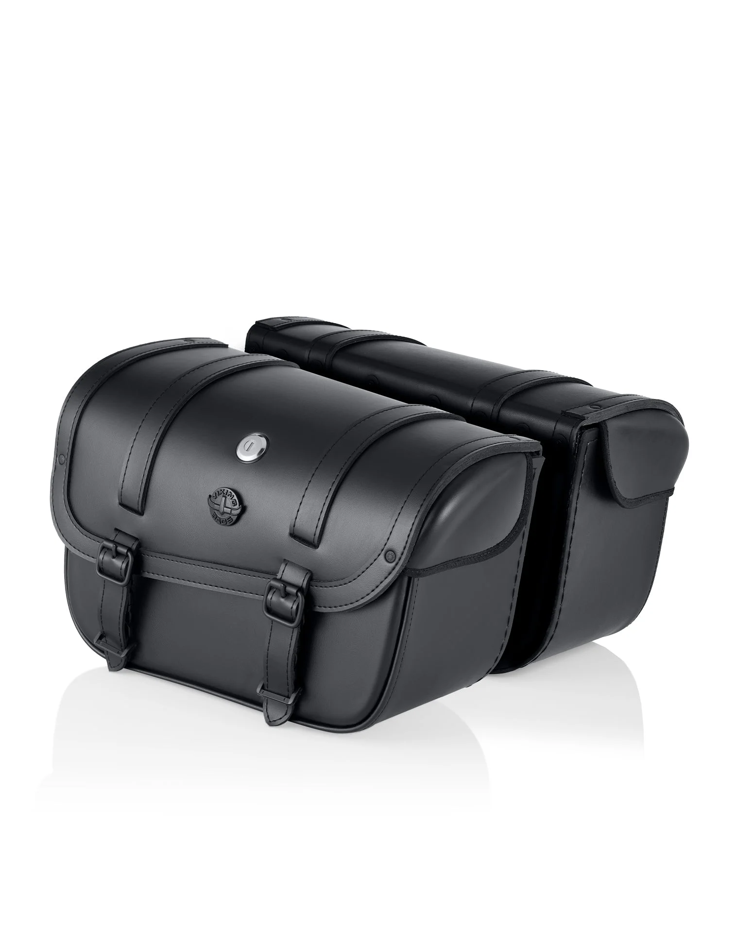 30L - Kronan Large Indian Scout Leather Motorcycle Saddlebags