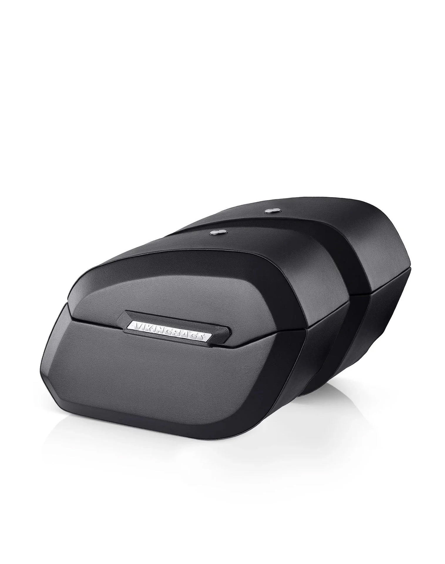 32L - Darkin Large Quick Mount Leather Wrapped Hard Saddlebags for Harley Softail Street Bob FXBB/S