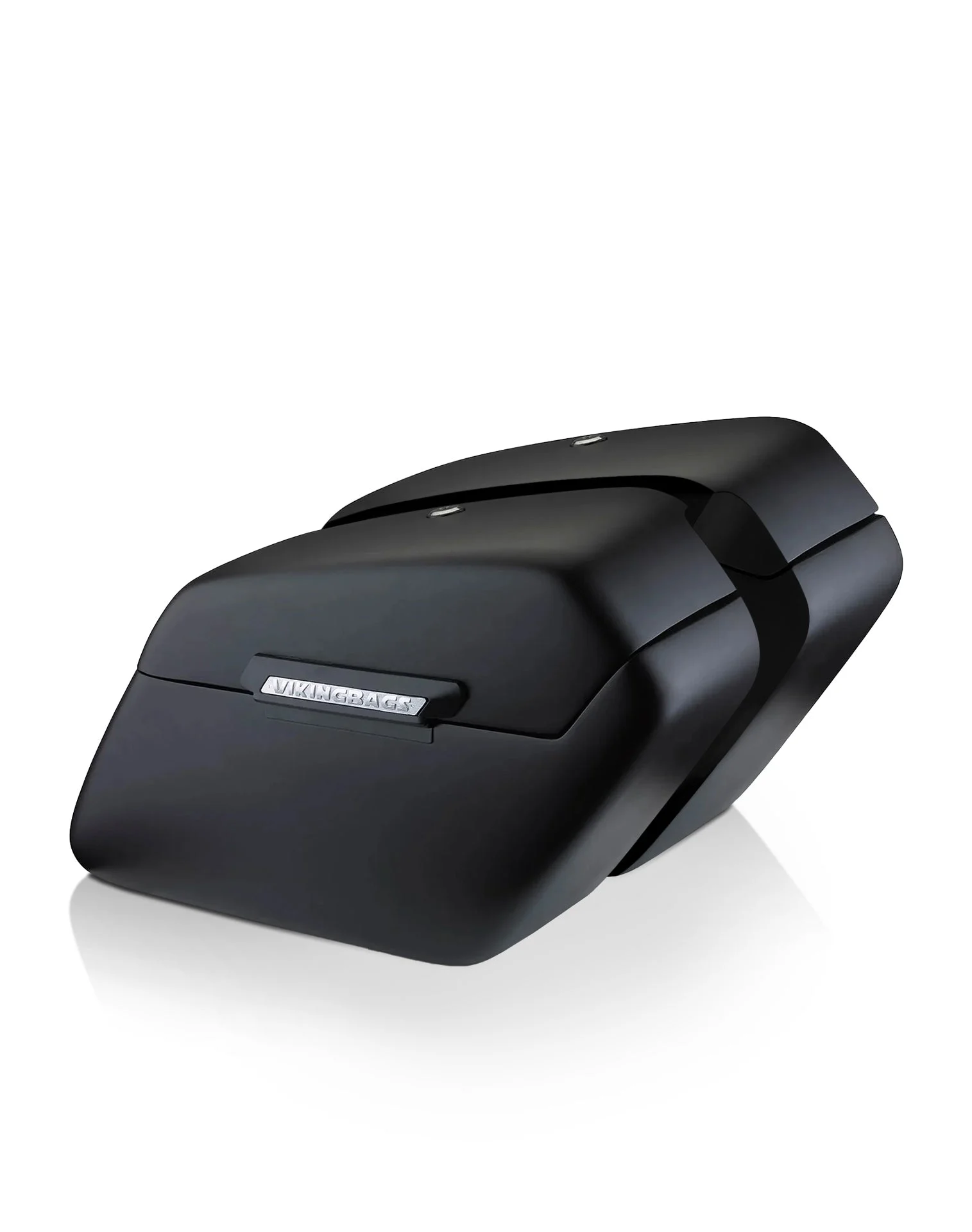 38L - Baldur XL Shock Cut-Out Kawasaki Mean Streak 1600 Matte Hard Saddlebags