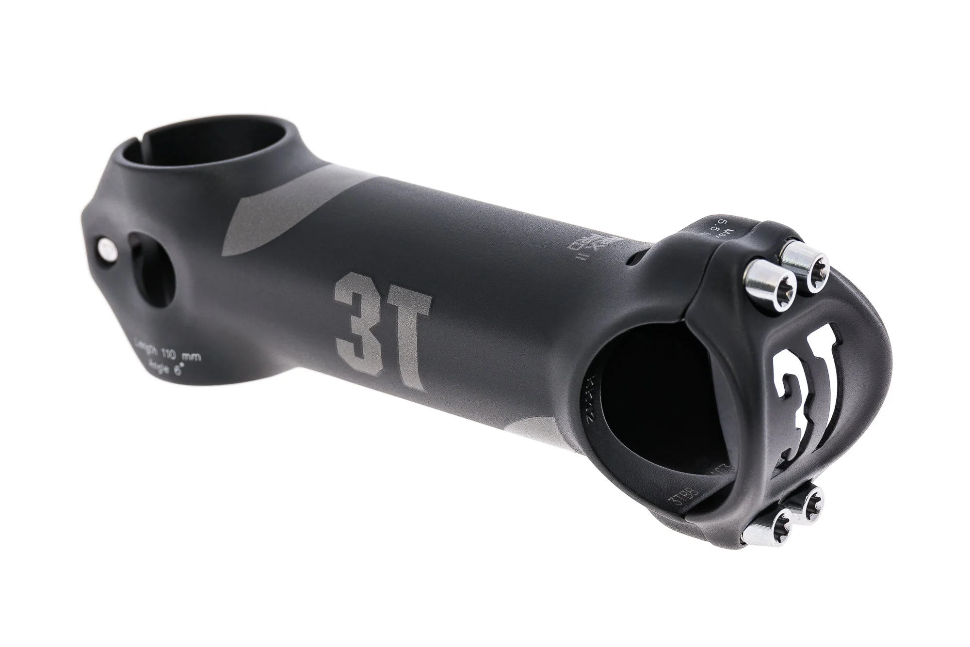 3T ARX-II Pro Stem 31.8mm 110mm 6 Degree Aluminum Black
