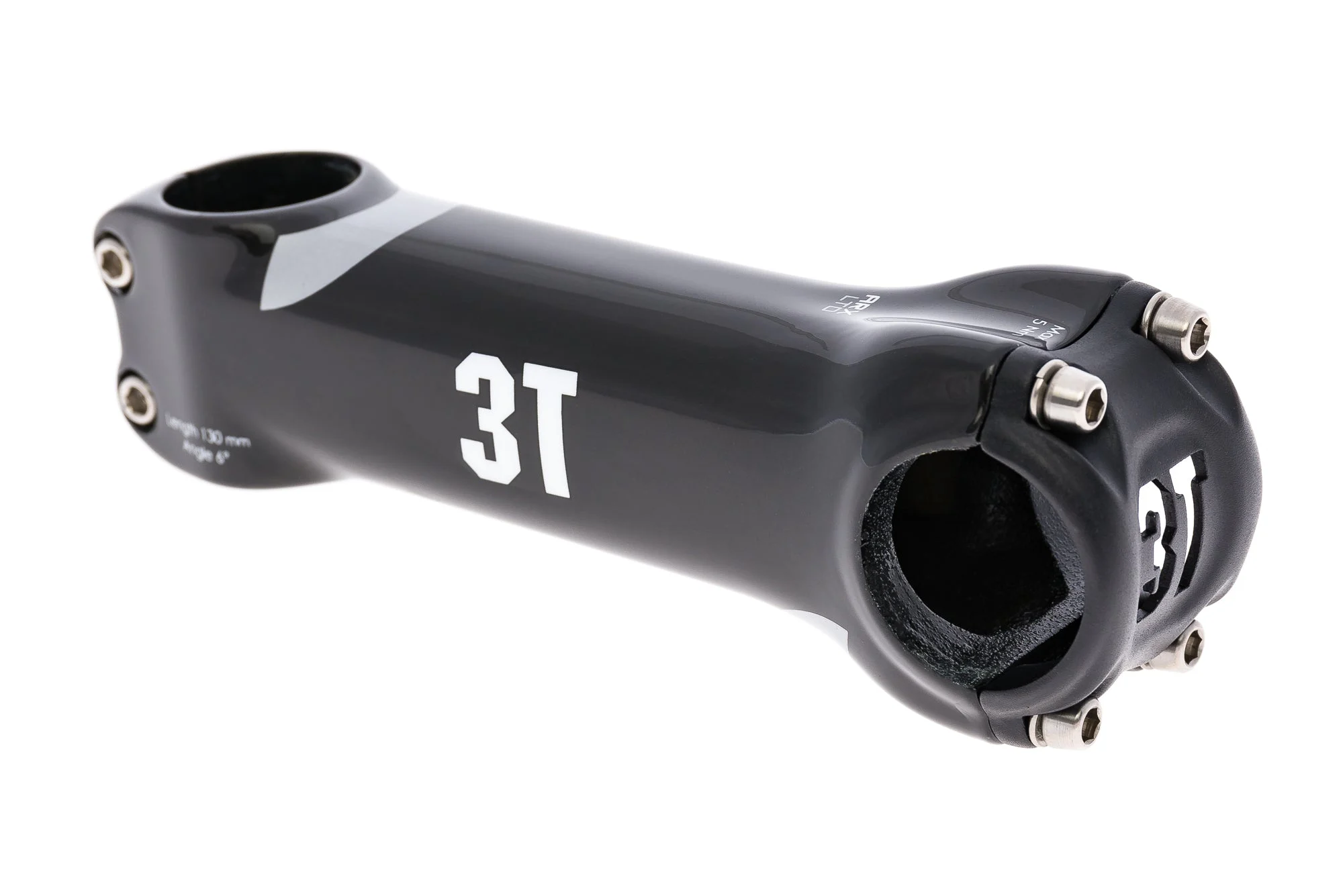 3T ARX LTD Carbon Stem 31.8mm Clamp 130mm 6 Degree Black
