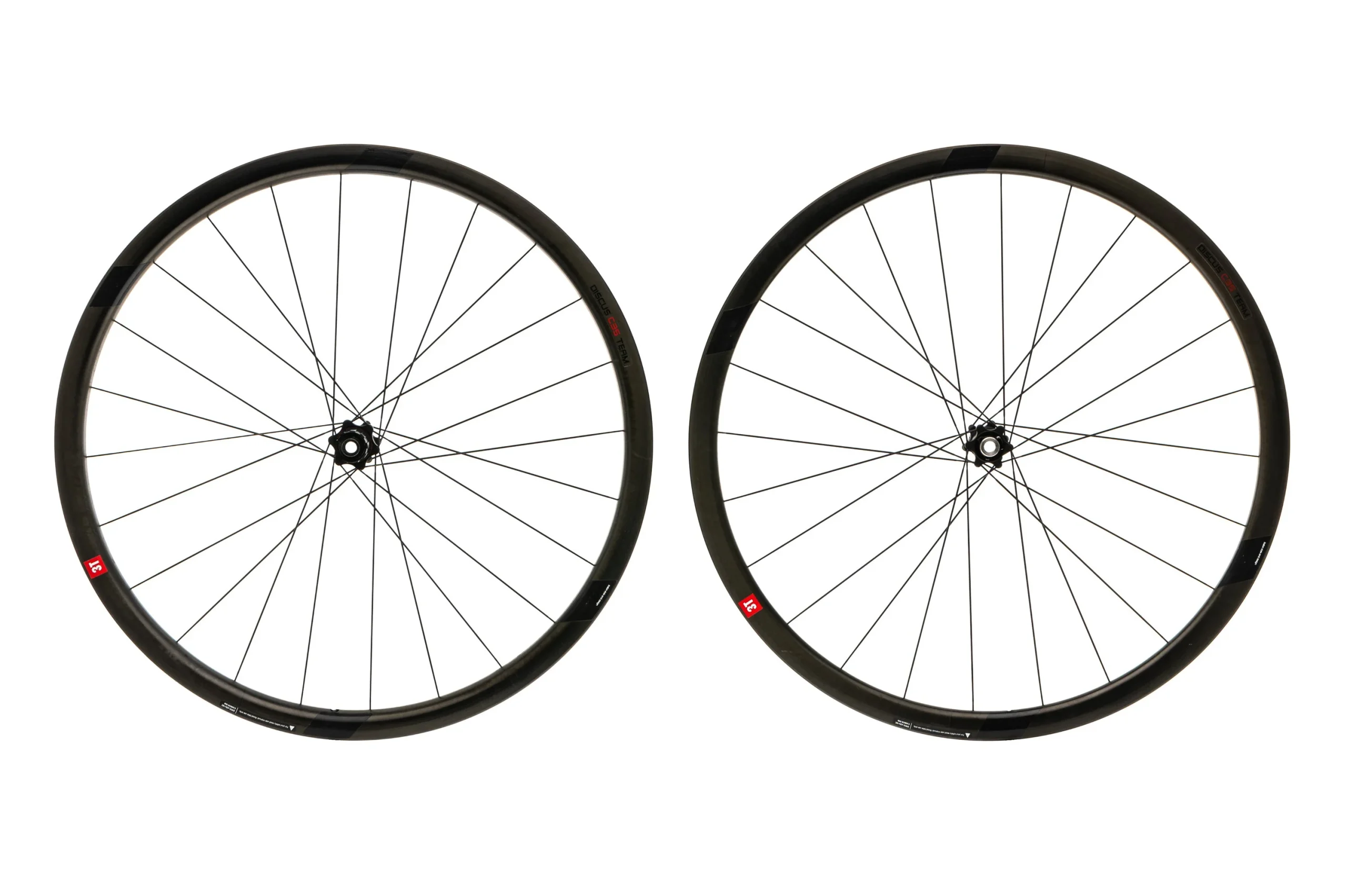 3T Discus C35 Team Stealth Disc Carbon Clincher 700c Wheelset