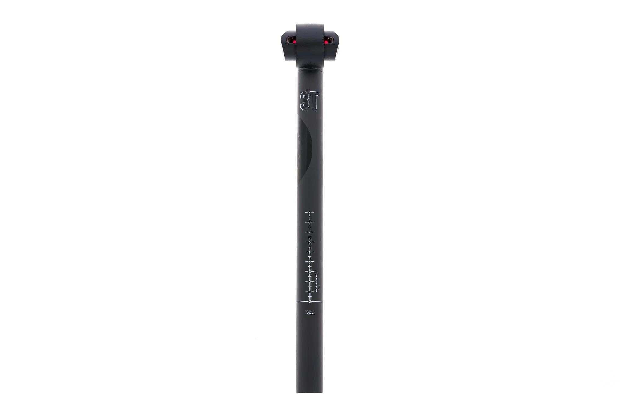 3T Ionic 25 VR Team Seatpost 27.2x350mm Carbon 25m Setback Black
