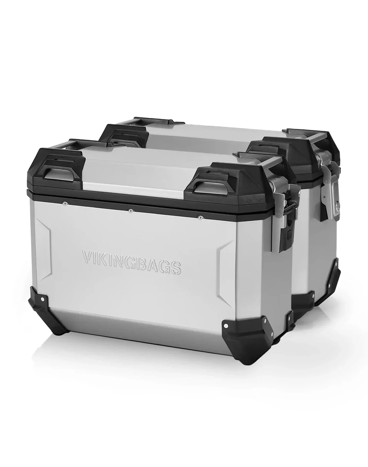 45L - Apex XL Triumph Tiger 1200 Motorcycle Side Cases Silver