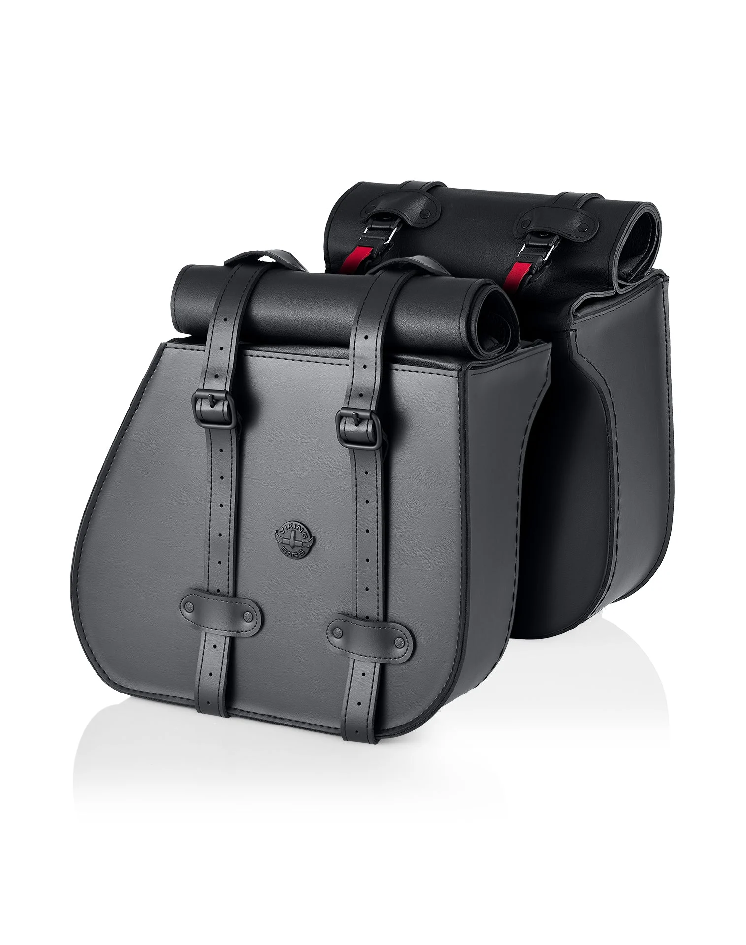 45L - Wraith XL Roll-Top Quick-Mount Shock Cutout Saddlebags For Harley Dyna Low Rider S FXDLS