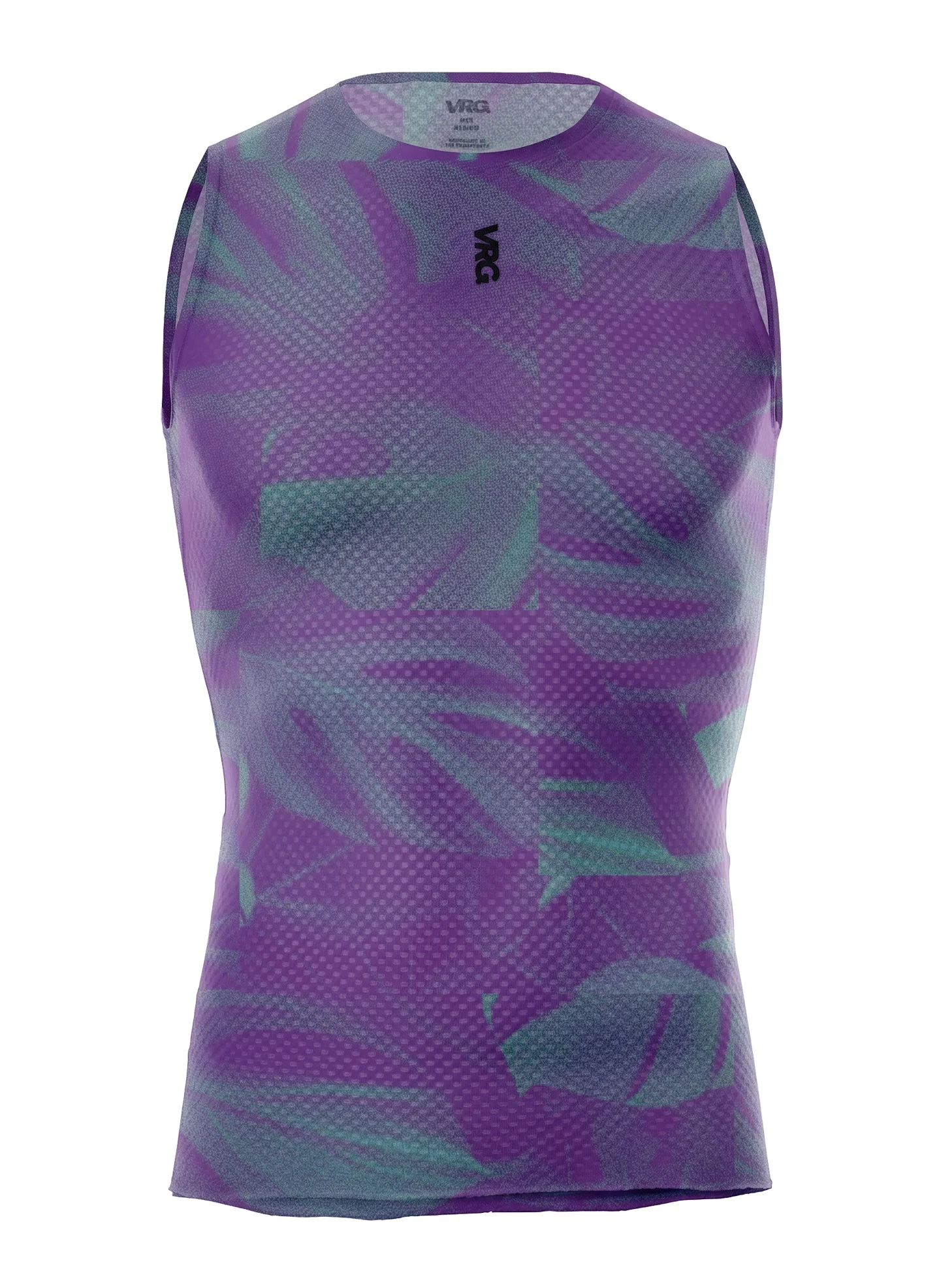712 VRG BASE LAYER MONSTERA DEEP PURPLE - WOMEN