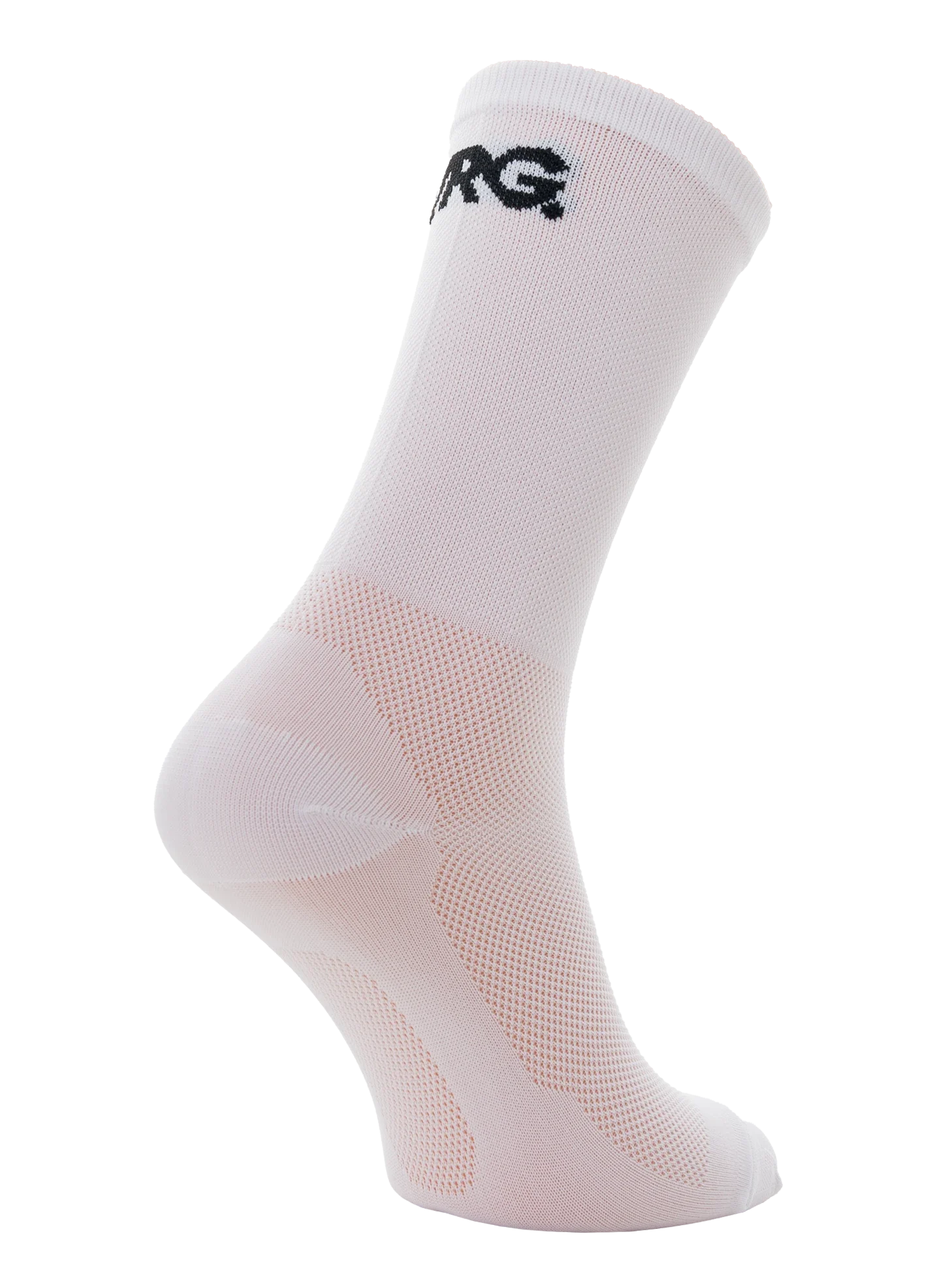 802 VRG SOCKS LOGO WHITE