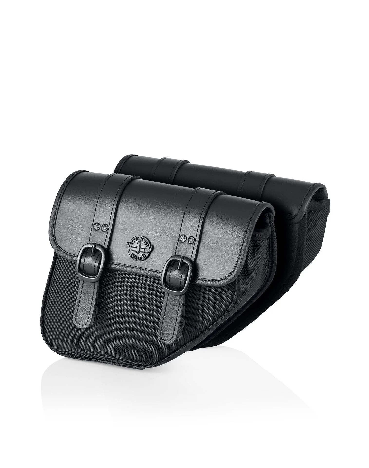8L - Swift Small Leather Saddlebags for Harley Dyna Fat Bob FXDF/SE