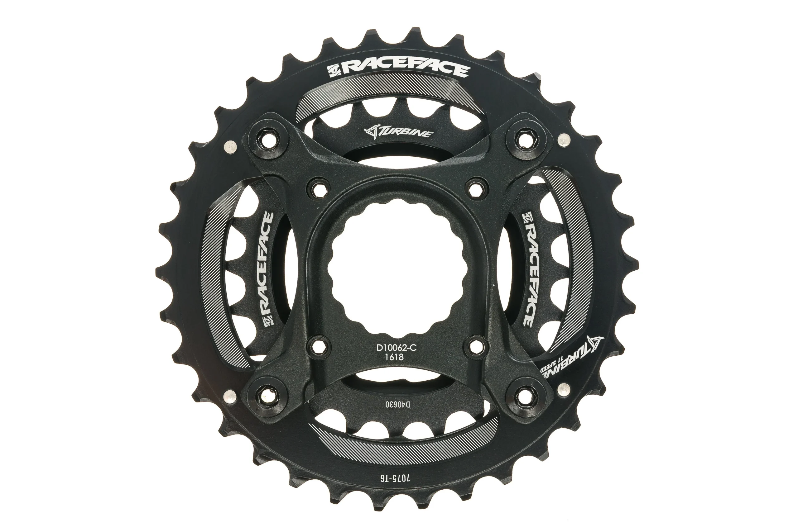 Race Face Turbine Chainring Set 34/24T 11 Speed 104/64mm BCD Direct Mount