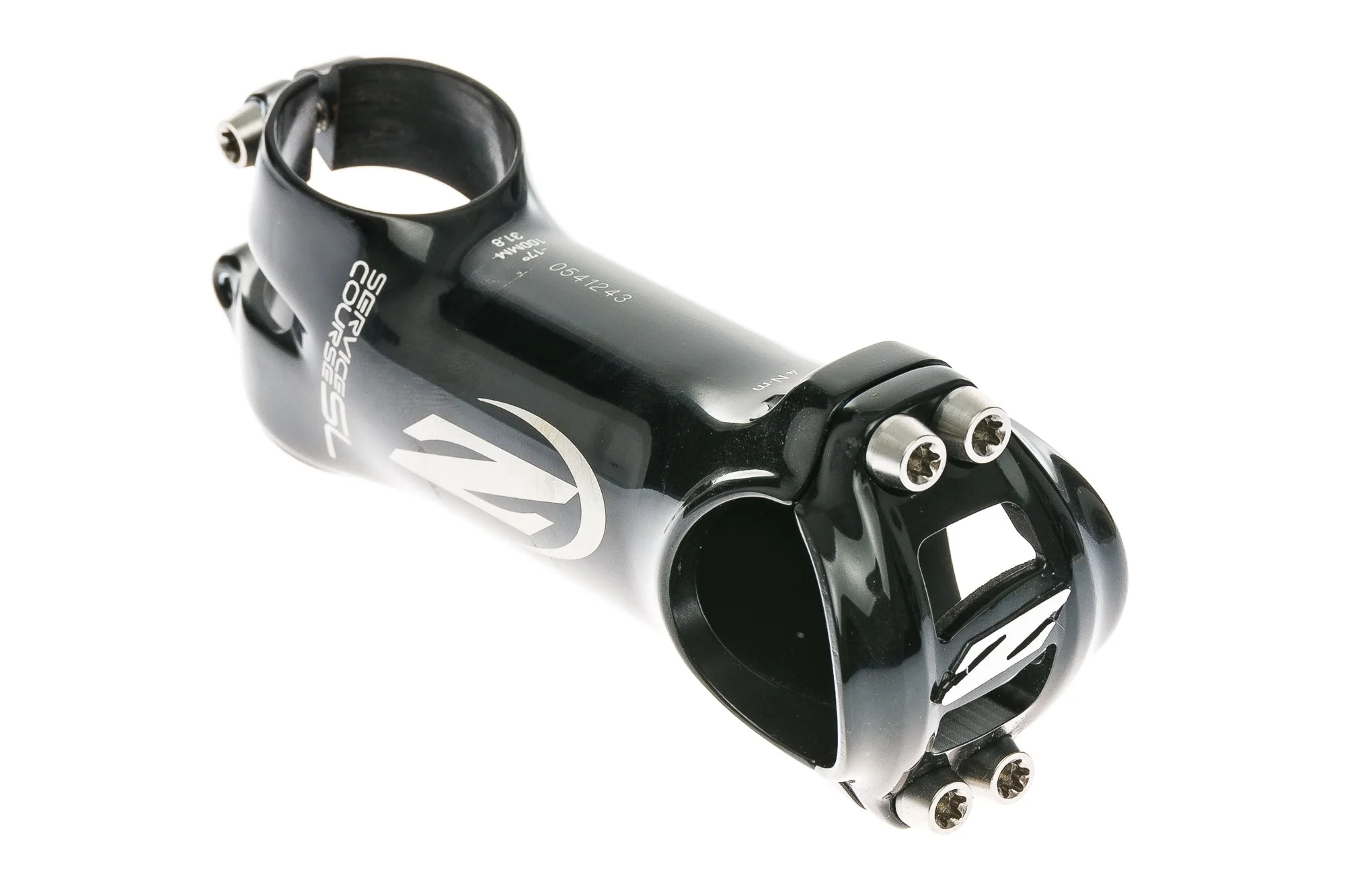 Zipp Service Course SL Aluminum Stem 31.8mm x 100mm 17 Degree Black