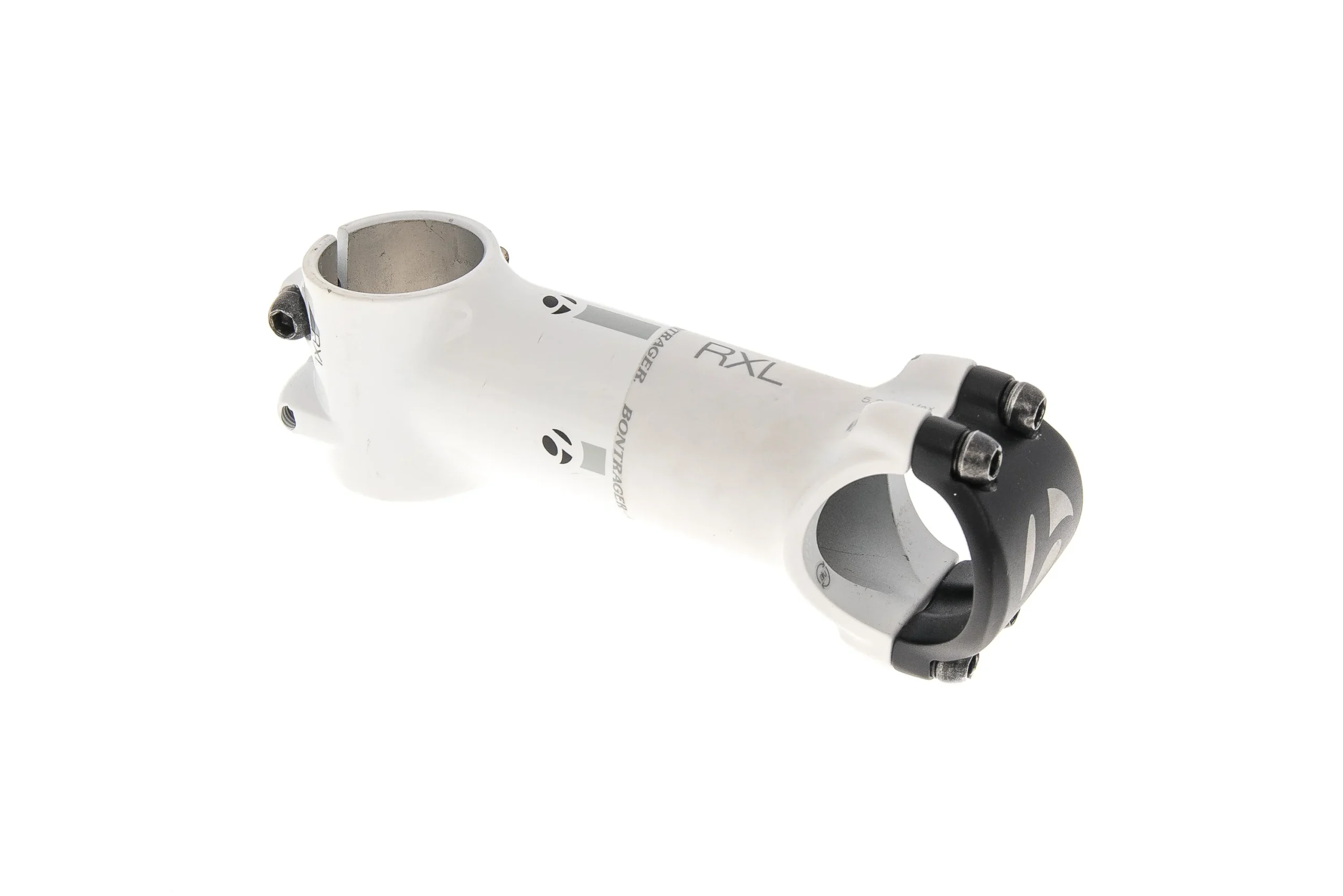 Bontrager RXL Aluminum Stem 31.8mm Clamp 100mm 7 Degree White/Black