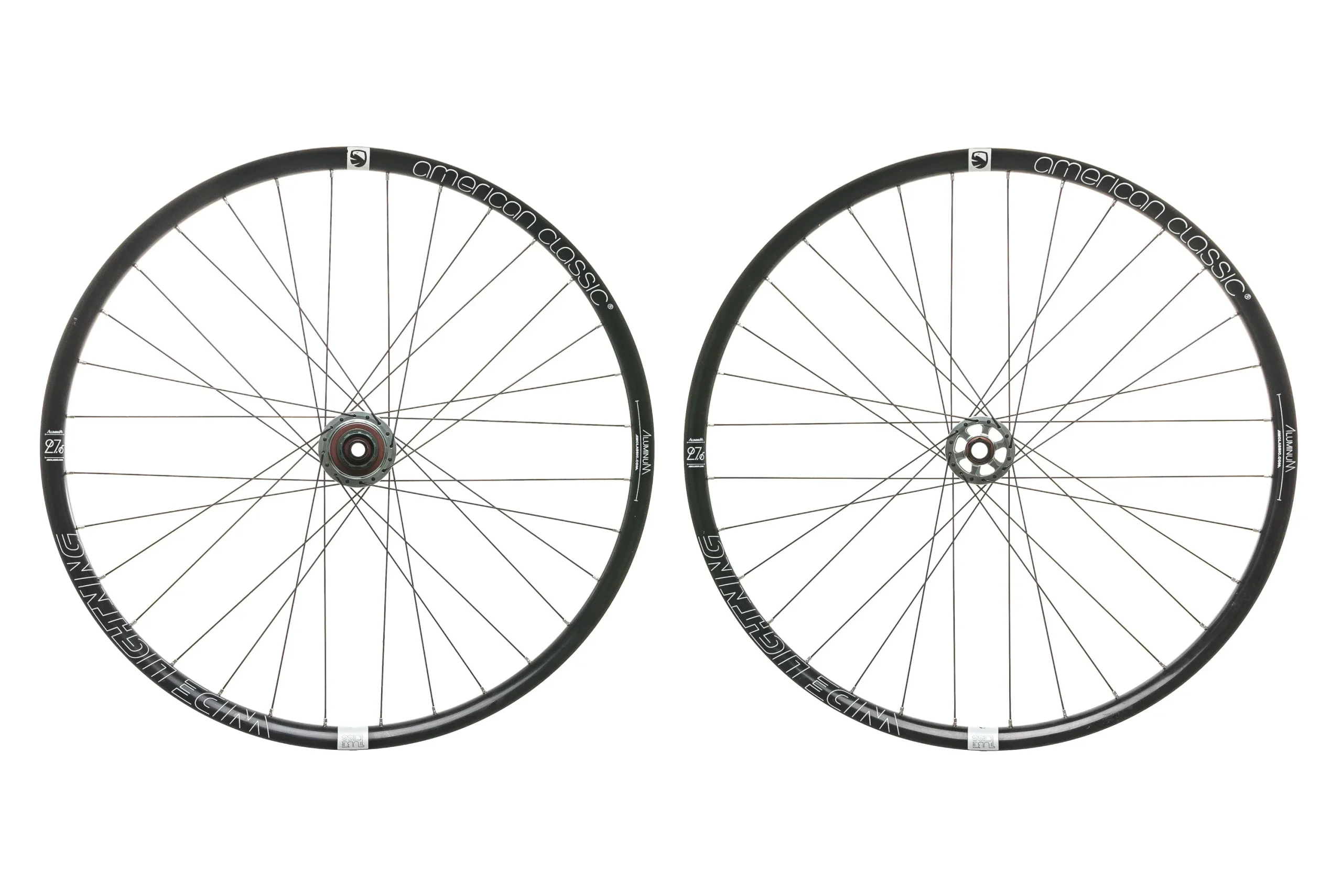 American Classic Wide Lightning Boost Aluminum Tubeless 27.5" Wheelset