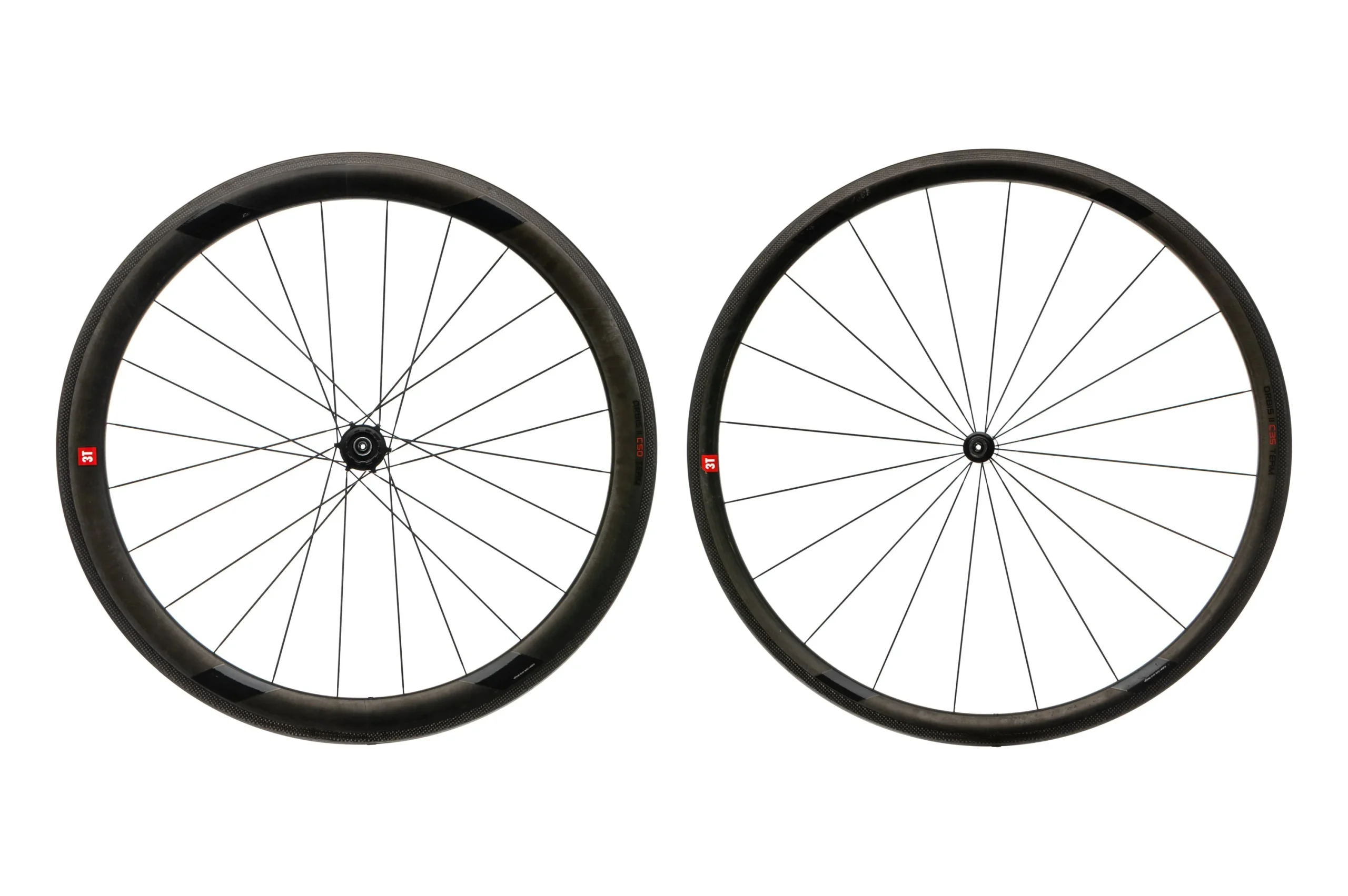 3T Orbis II C35/C50 Team Carbon Clincher 700c Wheelset