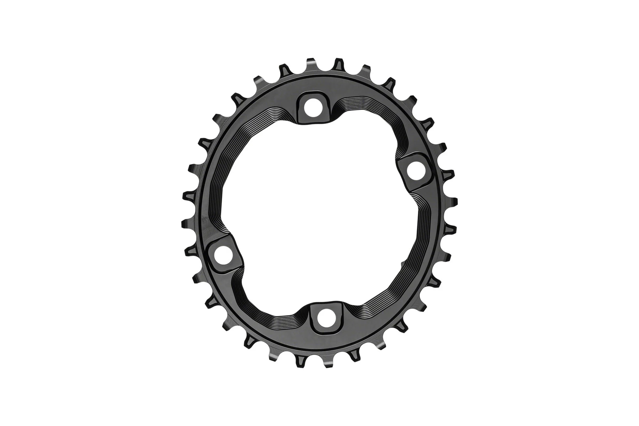 AbsoluteBlack Oval 1x 96x4 BCD Chainring for Shimano XT M8000
