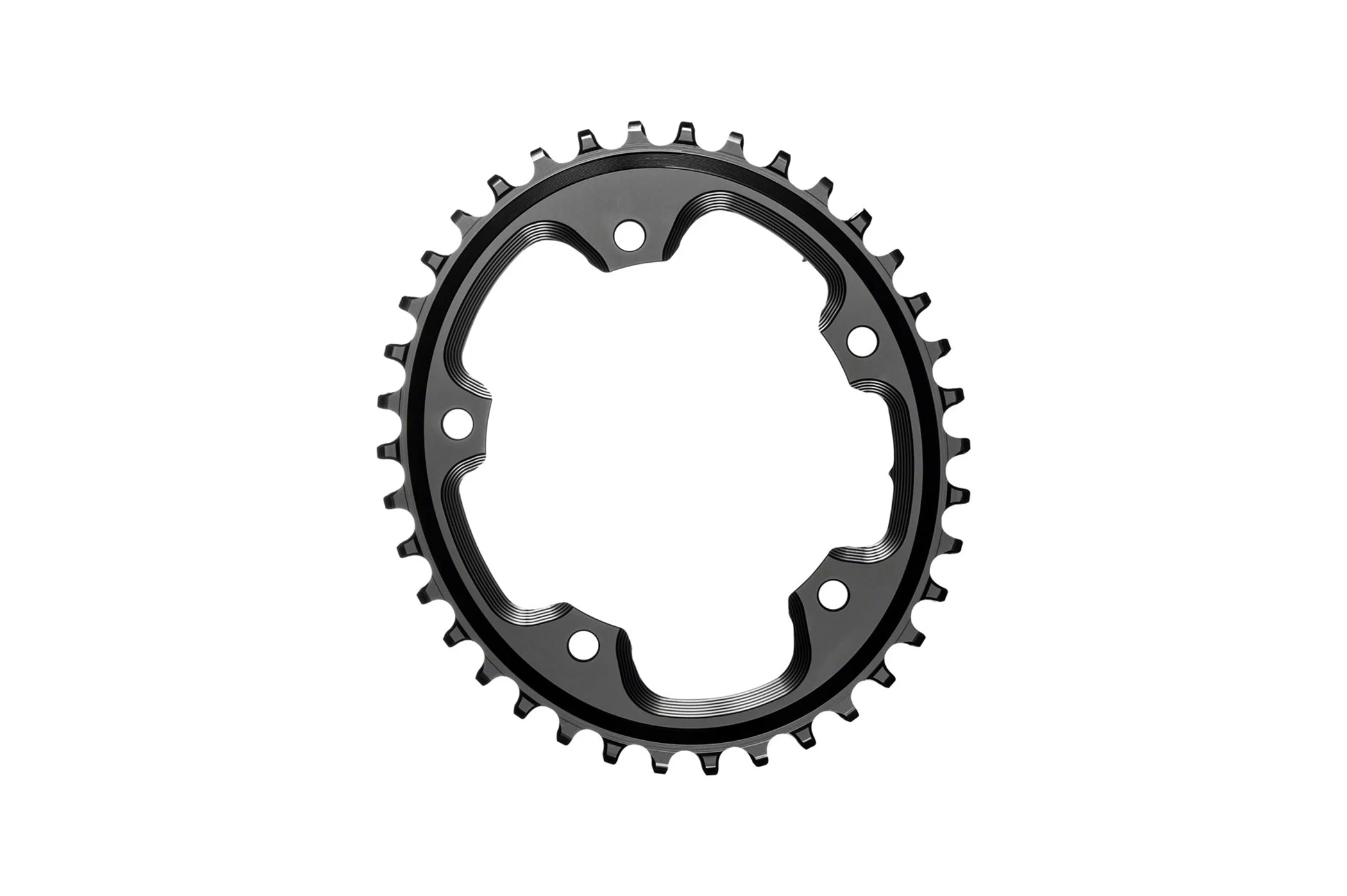 AbsoluteBlack Oval 1x Chainring 110x5 BCD W/Bolts