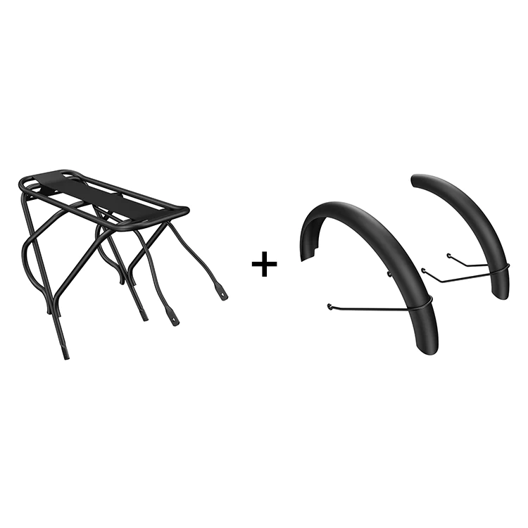 ADO AIR 20 Rear Rack and Iron Mudguard
