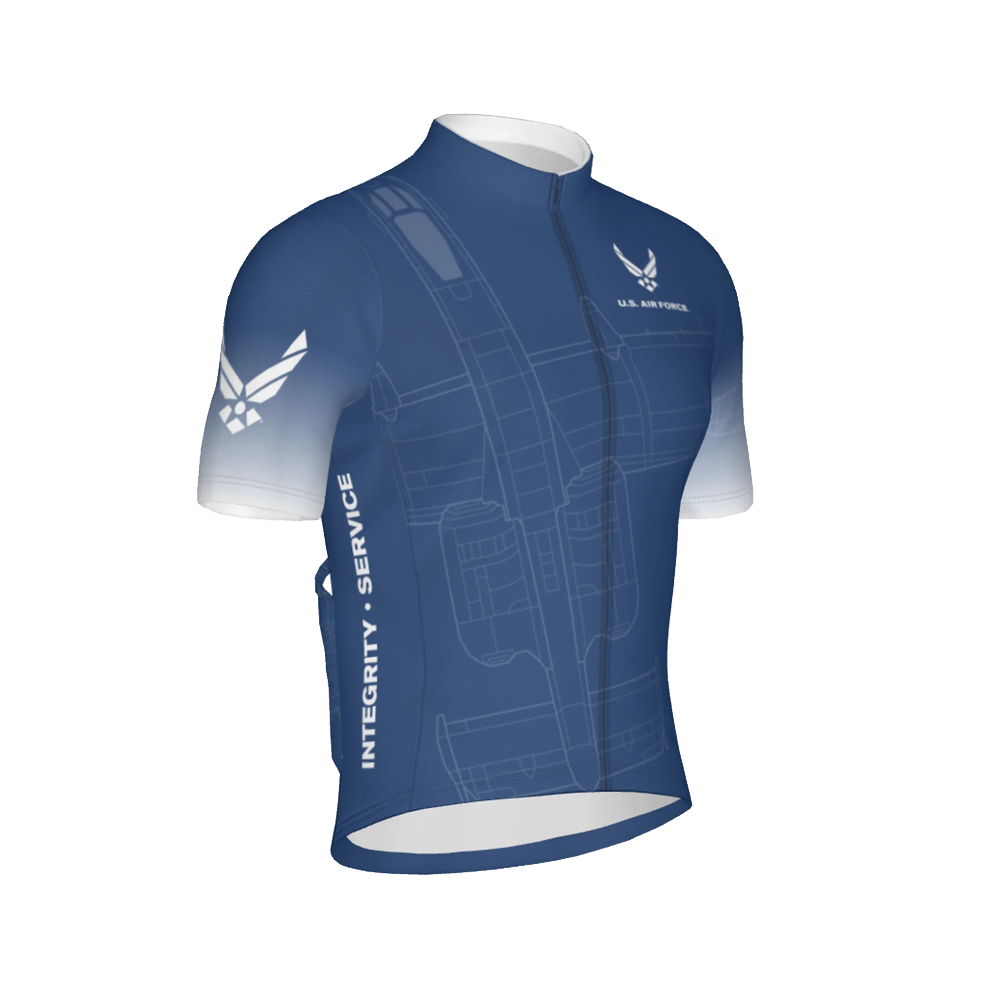 Air Force Aim High Men's Helix Cycling Jersey