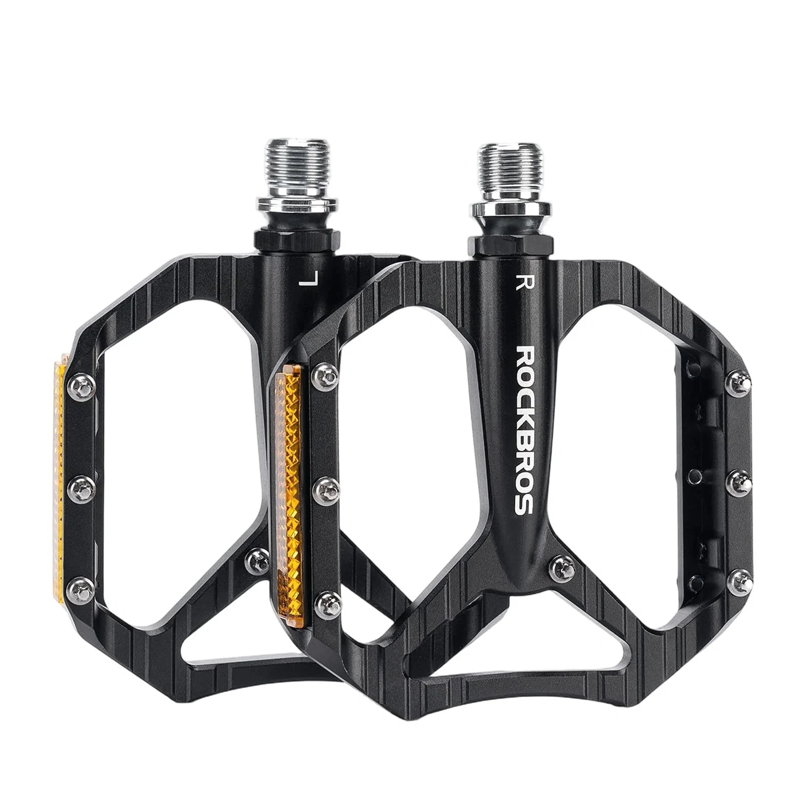 Aluminum Alloy Lightweight Reflective Bike Pedals