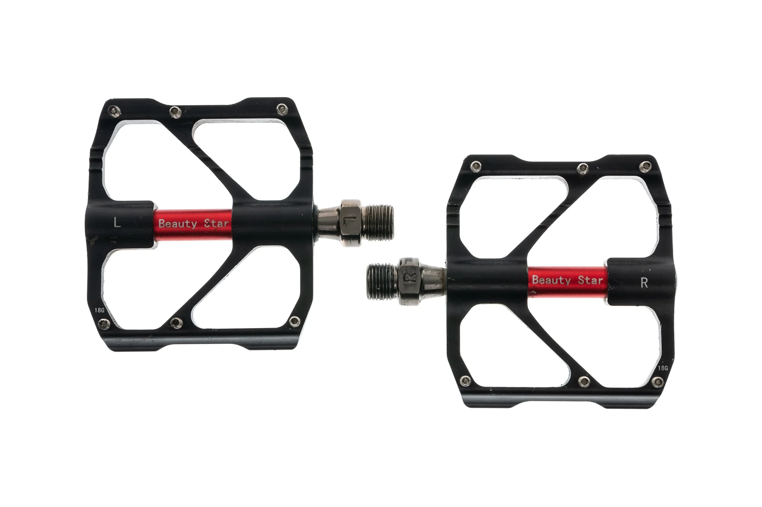 Ansjs Beauty Star Pedals Platform Black/Red