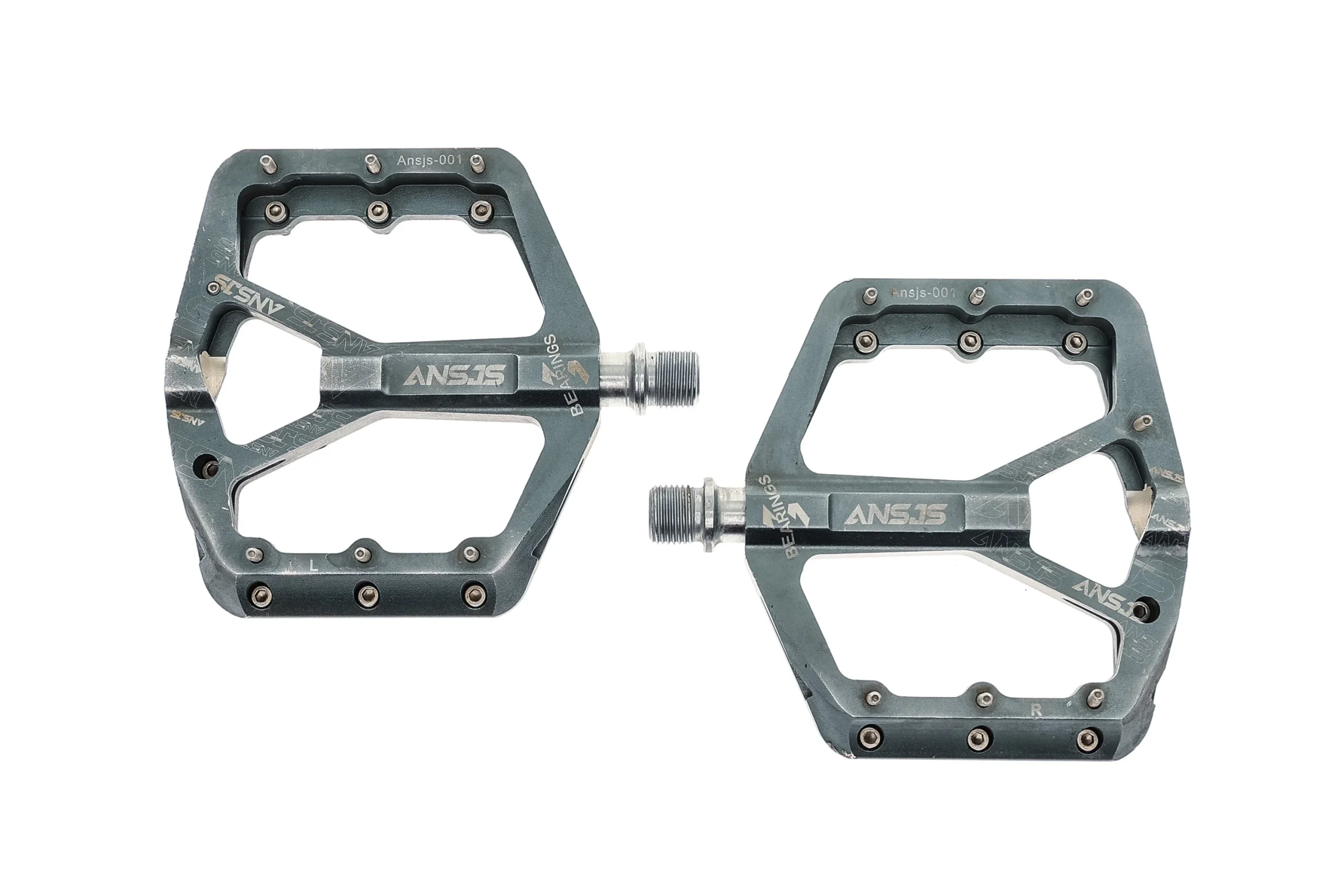 ANSJS Mountain Bike Pedals Platform Gray