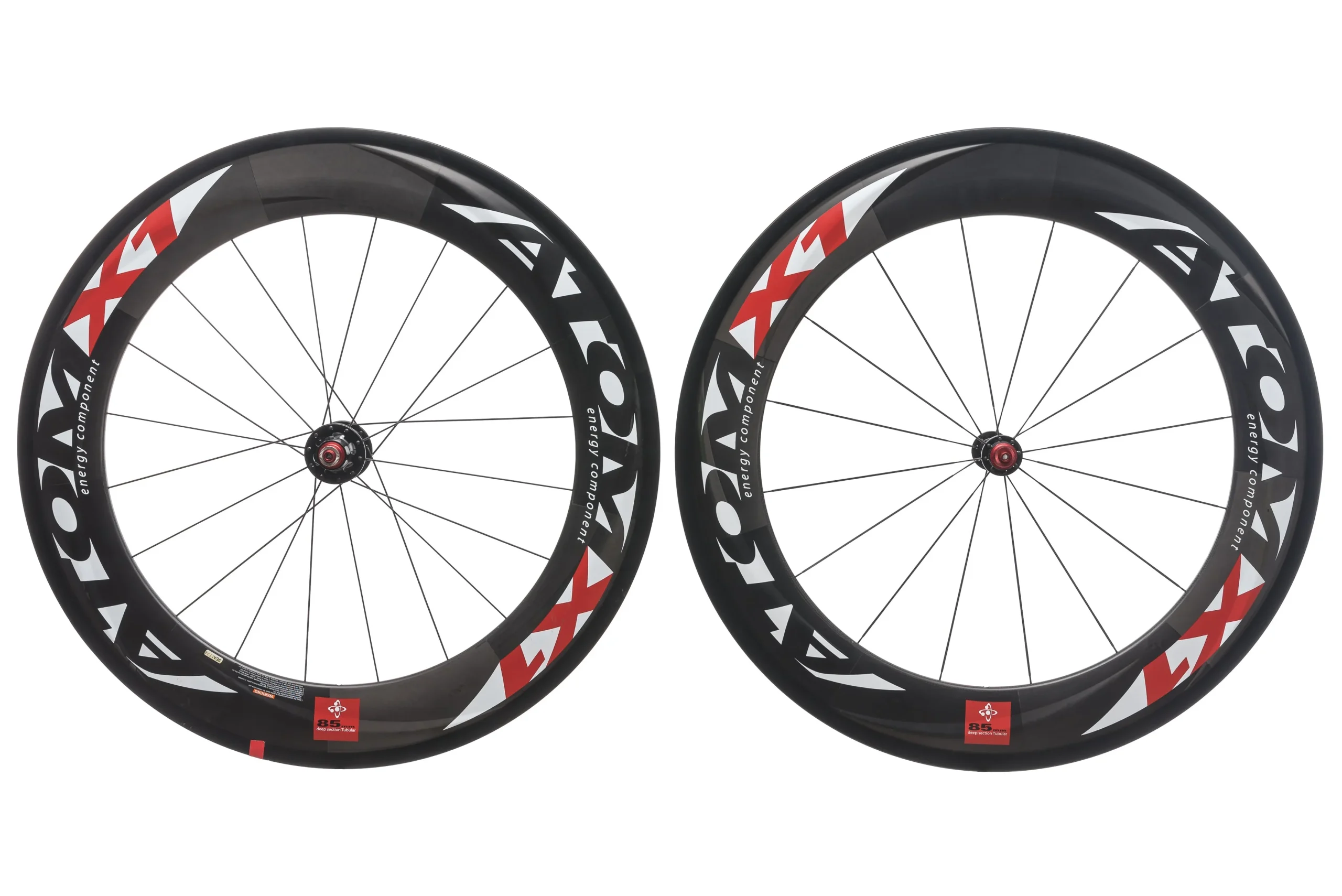 Atom X1 85 Carbon Tubular 700c Wheelset