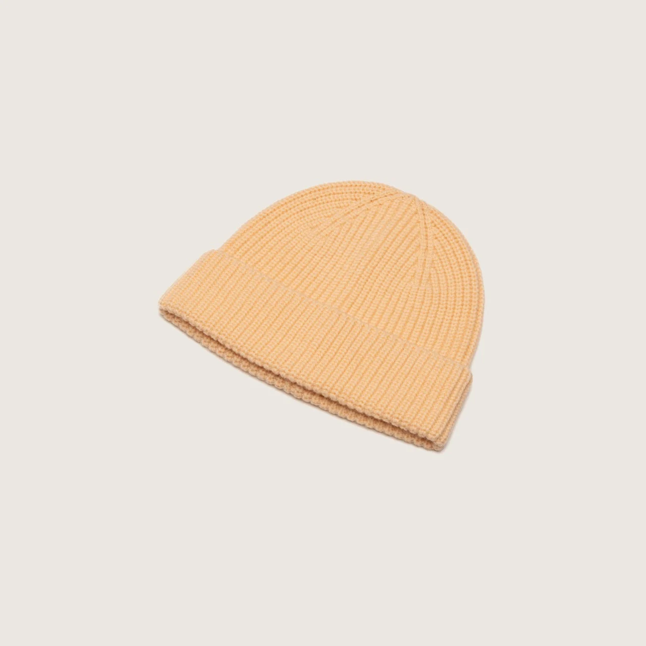 Bambi Apricot | Merino Wool Beanie - final sale