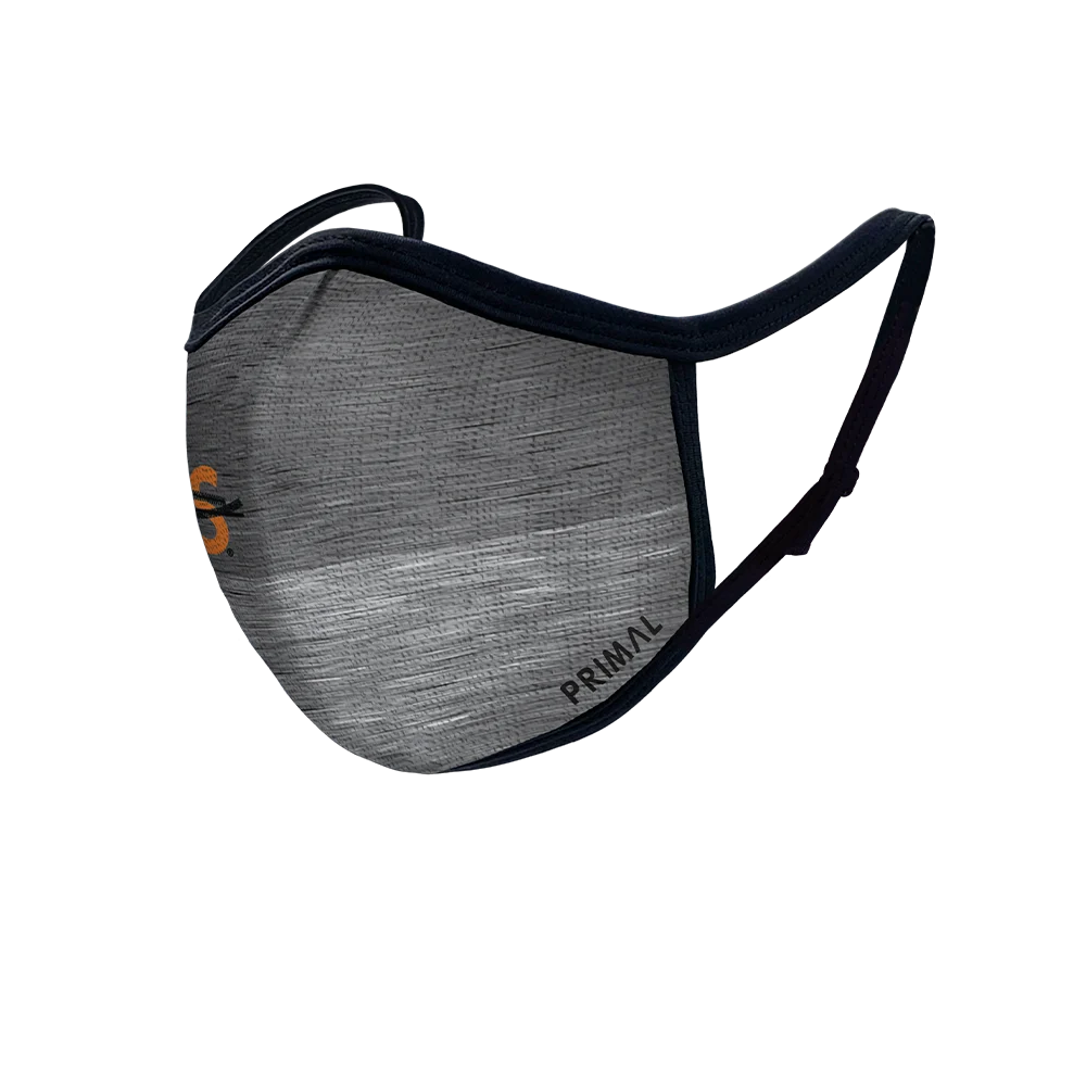 Bike MS Grey Face Mask 2.0 Filter + Frame Bundle