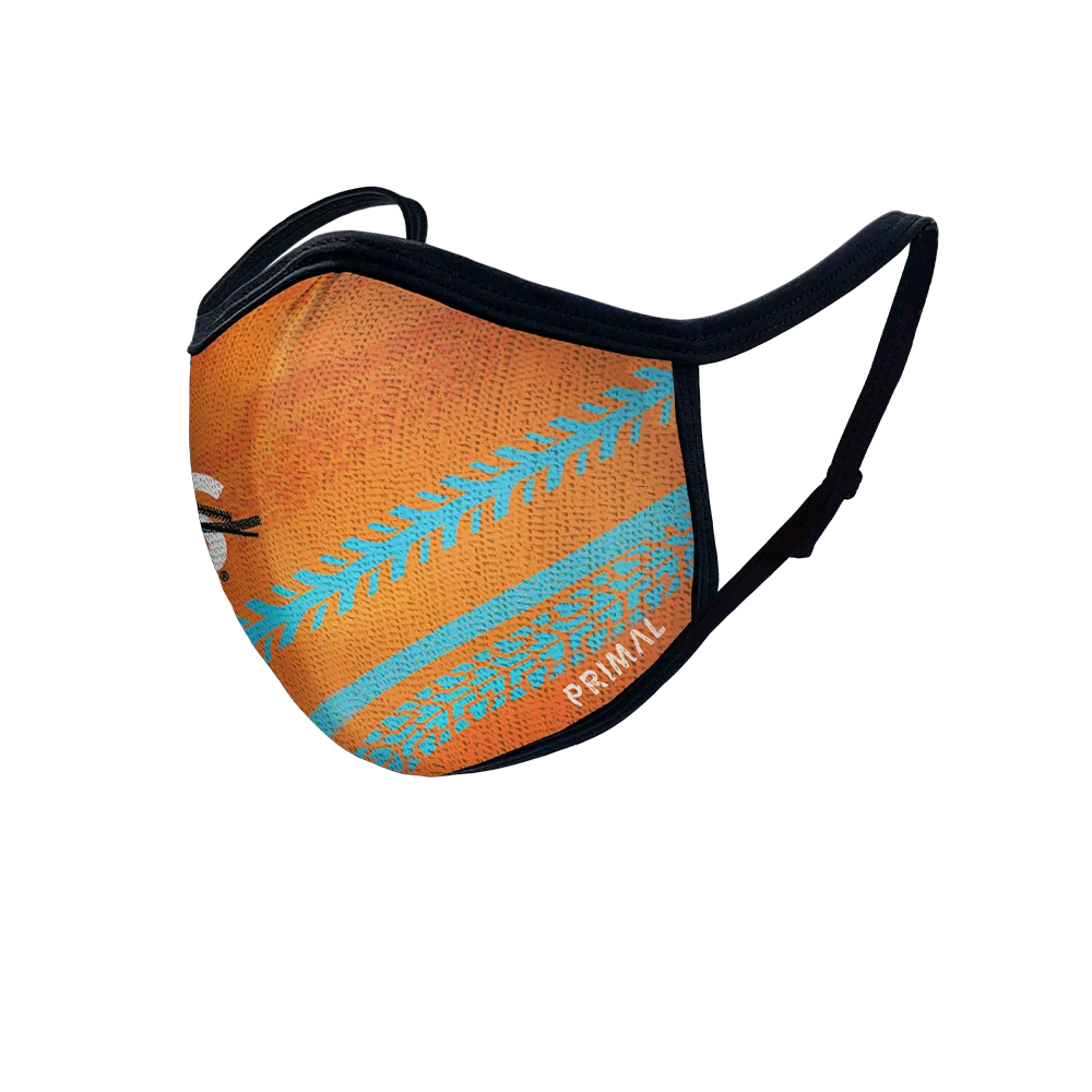 Bike MS Orange Face Mask 2.0 Filter + Frame Bundle