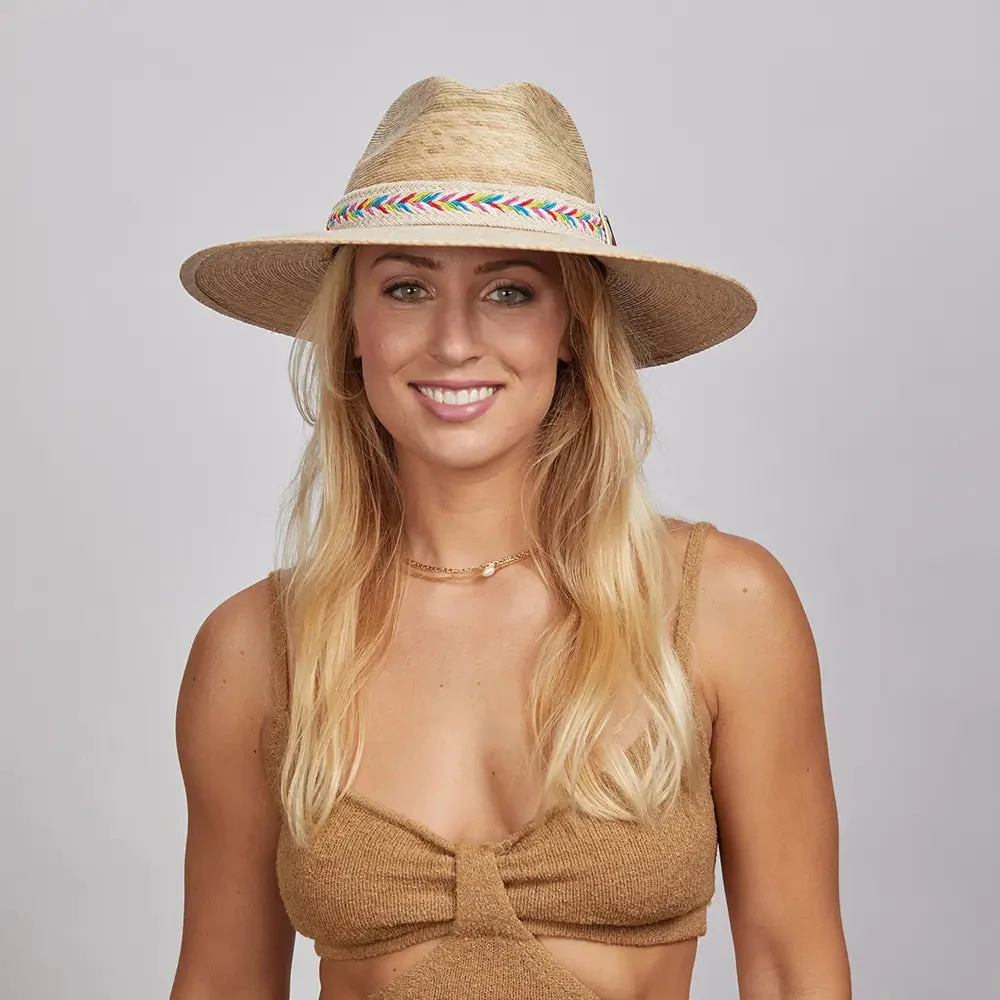Bisbee | Womens Natural Wide Brim Straw Hat