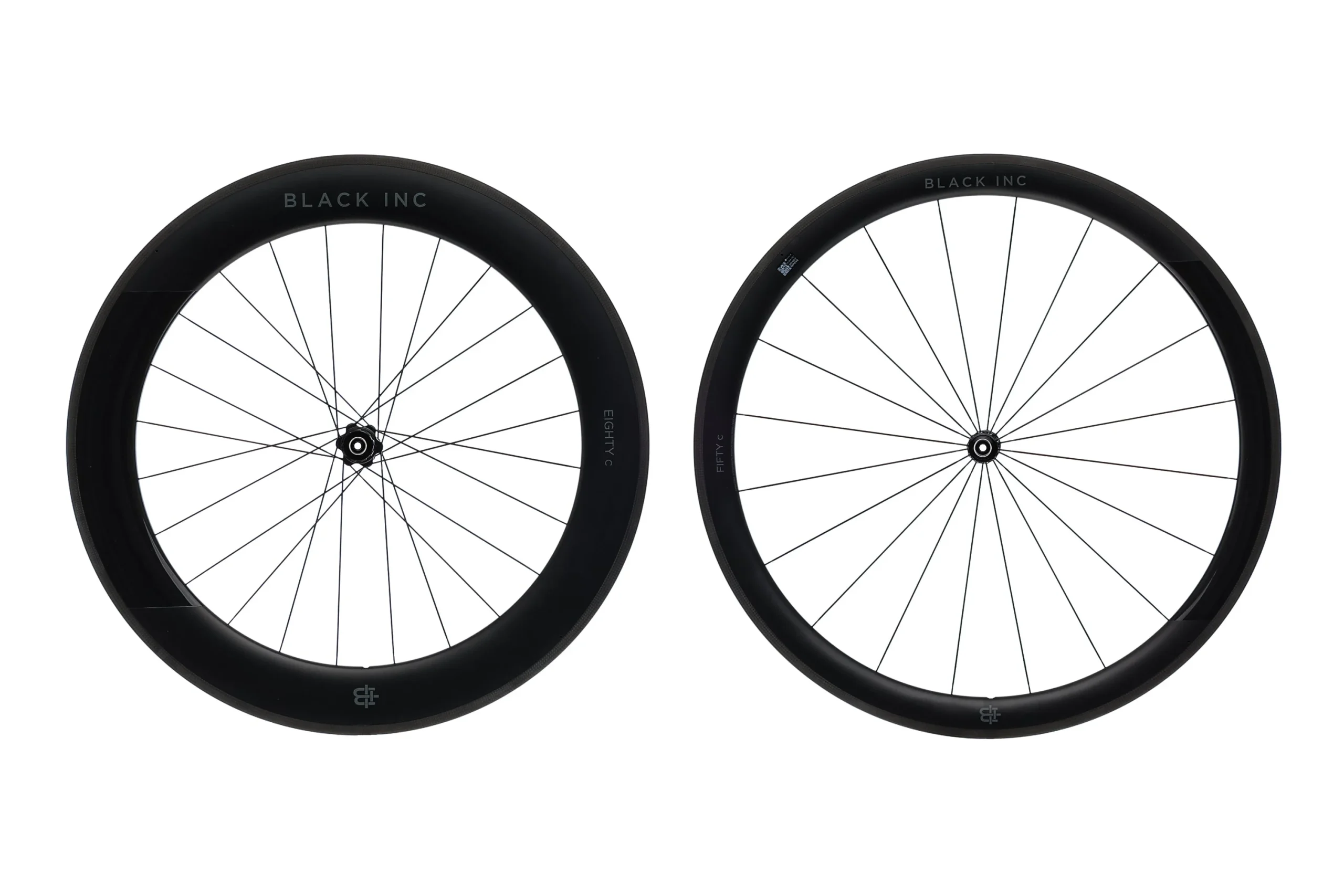 Black Inc Fifty/Eighty Carbon Clincher 700c Wheelset