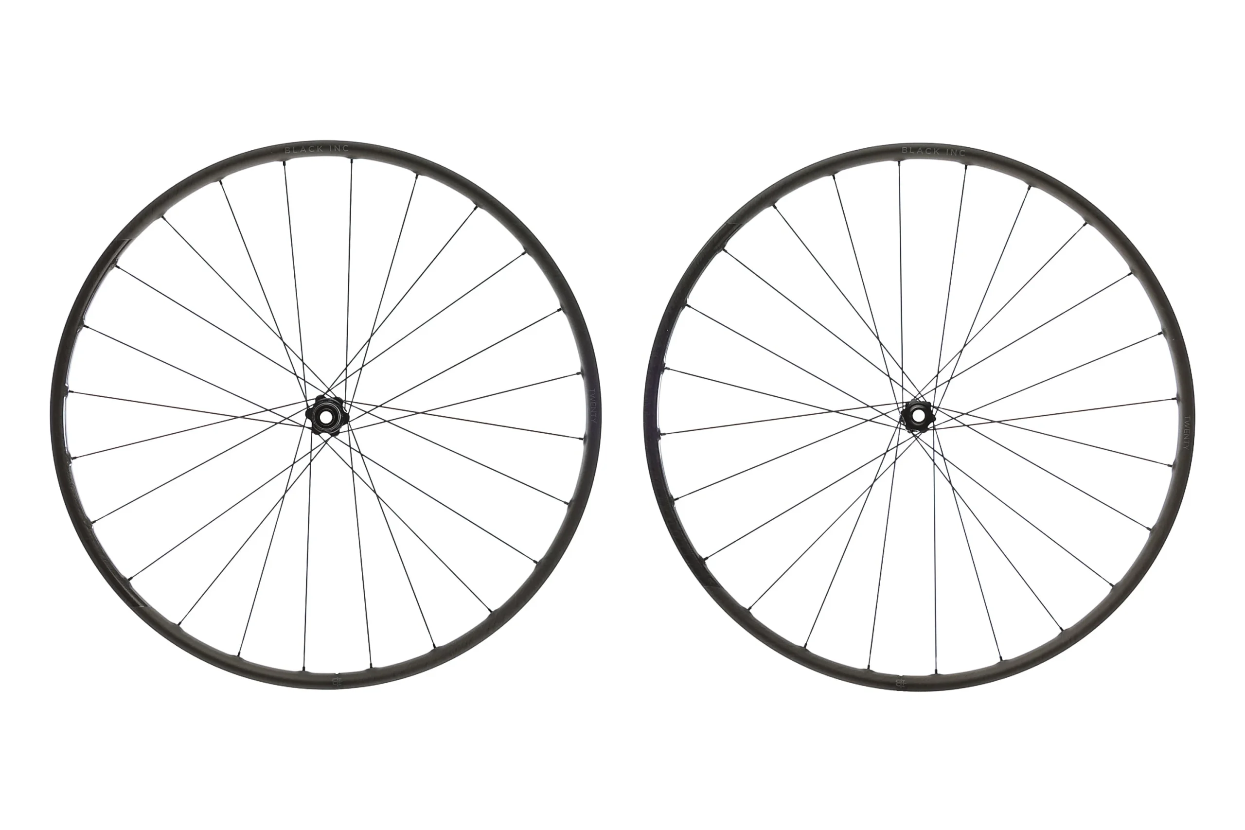 Black Inc TWENTY Carbon Tubeless 700c Wheelset