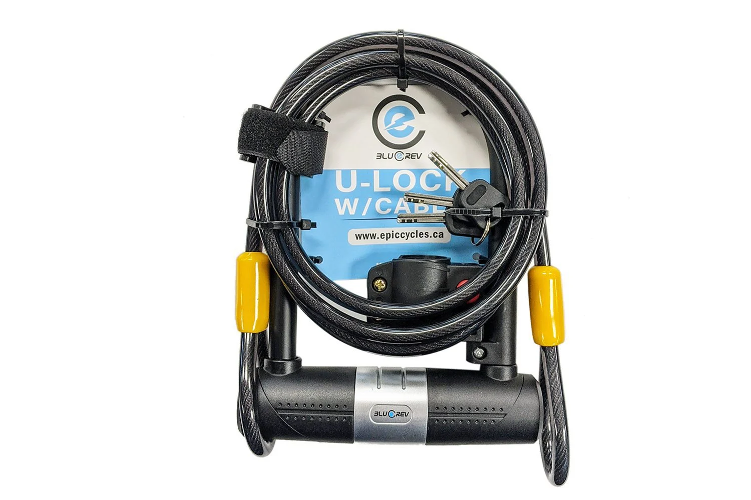 Bluerev U-Lock With Cable