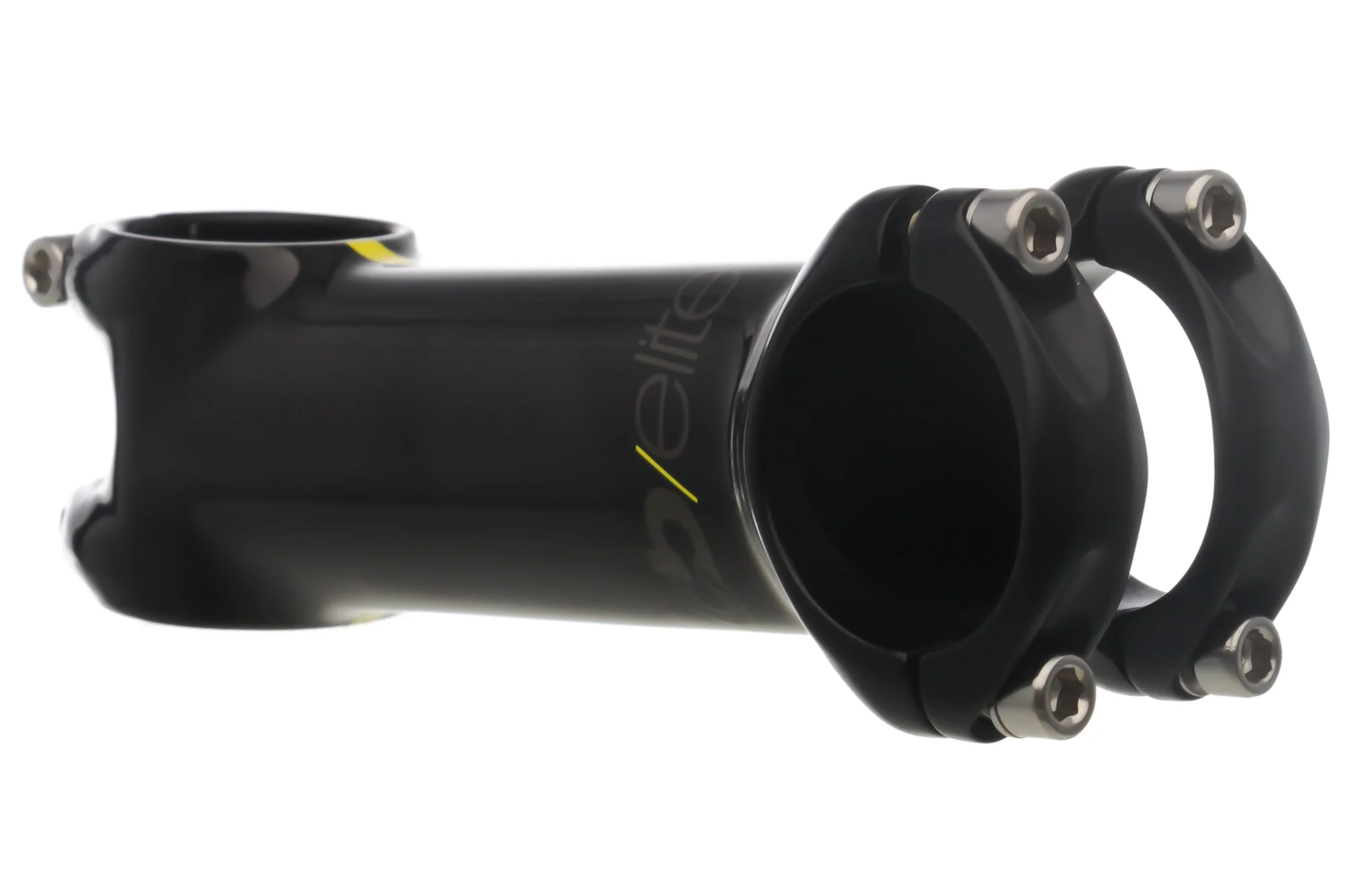 Boardman Elite Alloy Stem 31.8mm Clamp 110mm 7 Degree Black/Yellow
