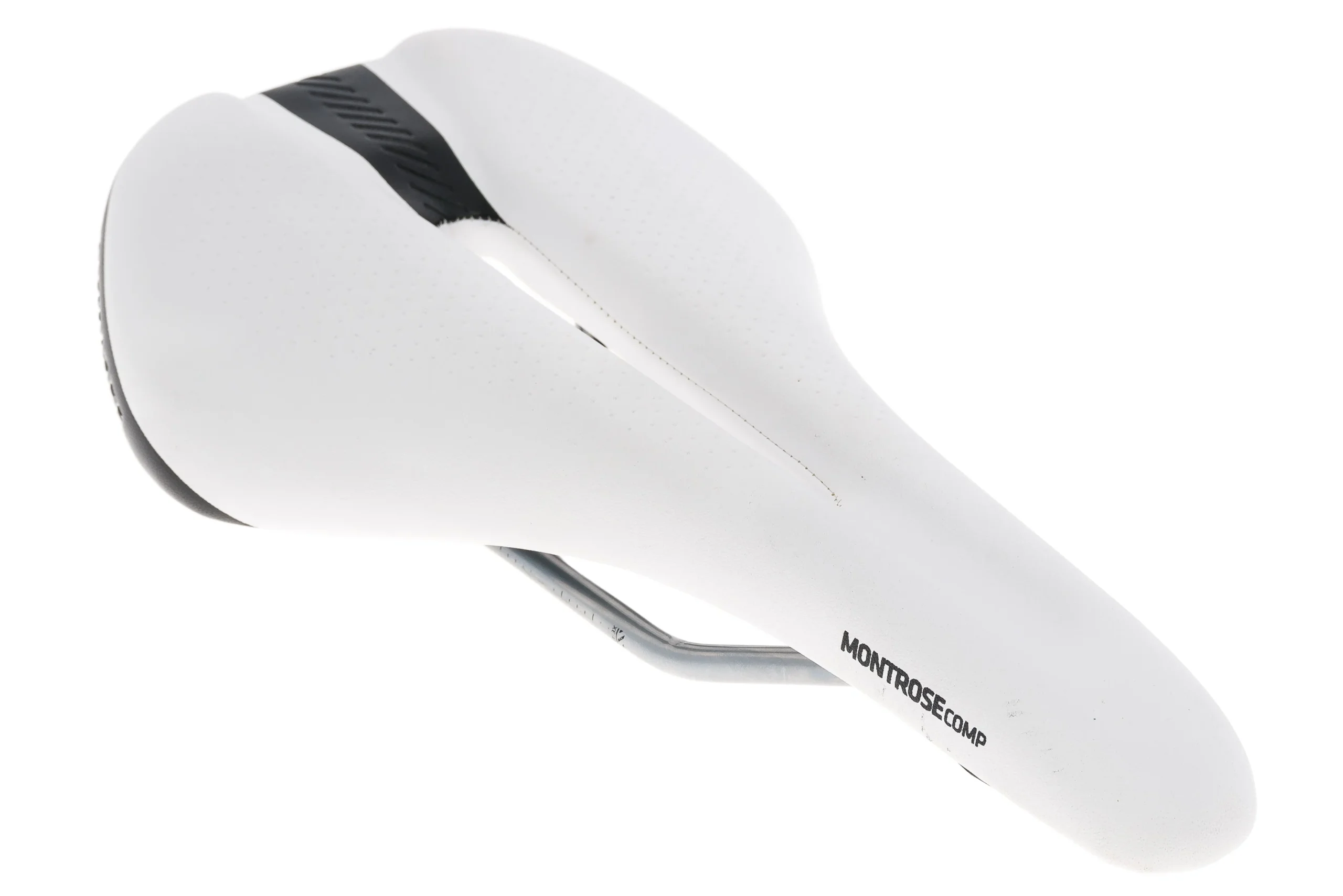 Bontrager Montrose Comp Saddle 148mm Steel Rails White