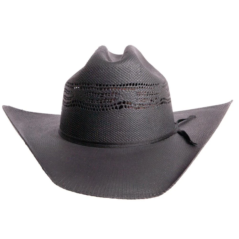 Bozeman | Mens Black Straw Cowboy Hat