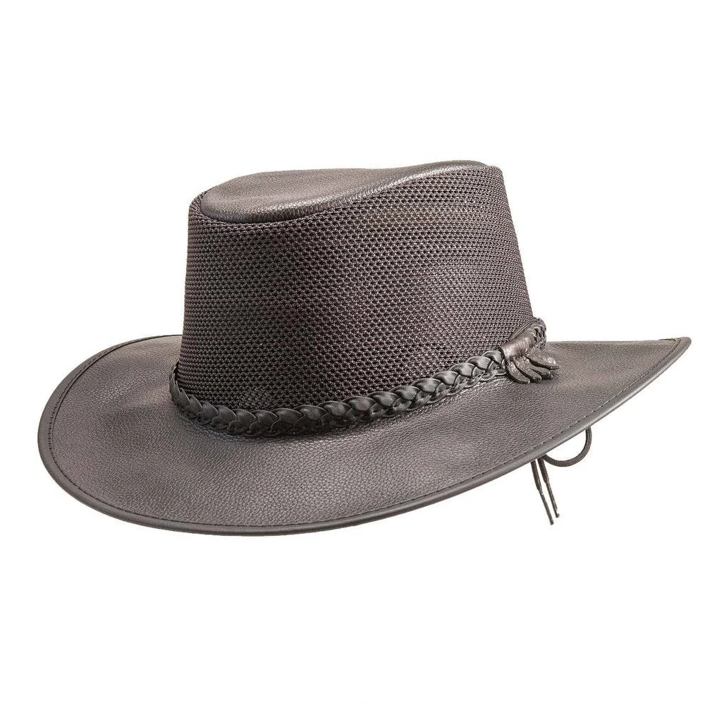 Breeze | Mens Midnight Wide Brim Sun Hat