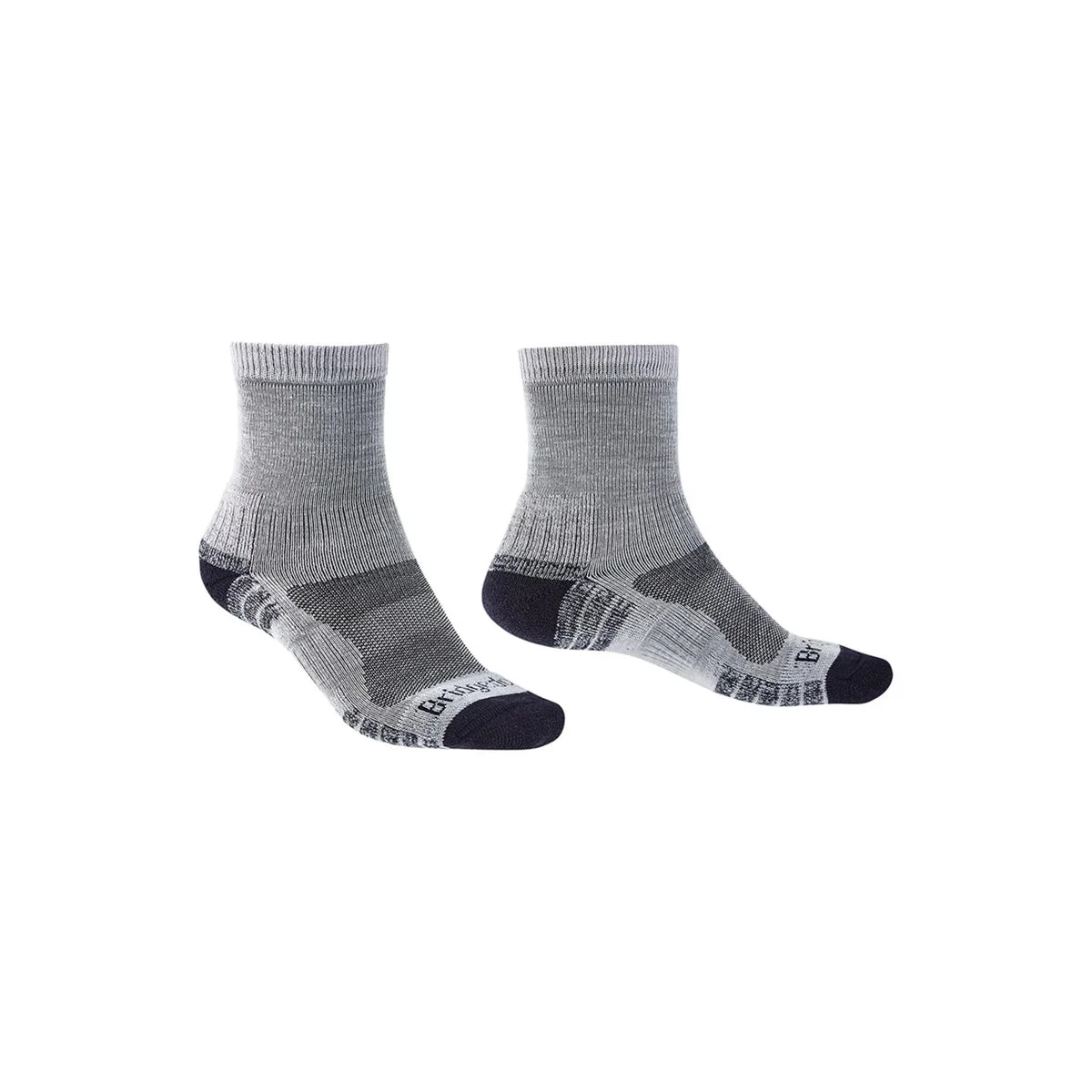 Bridgedale MERINO HIKE Mini-Crew Socks (Lightweight Silver)