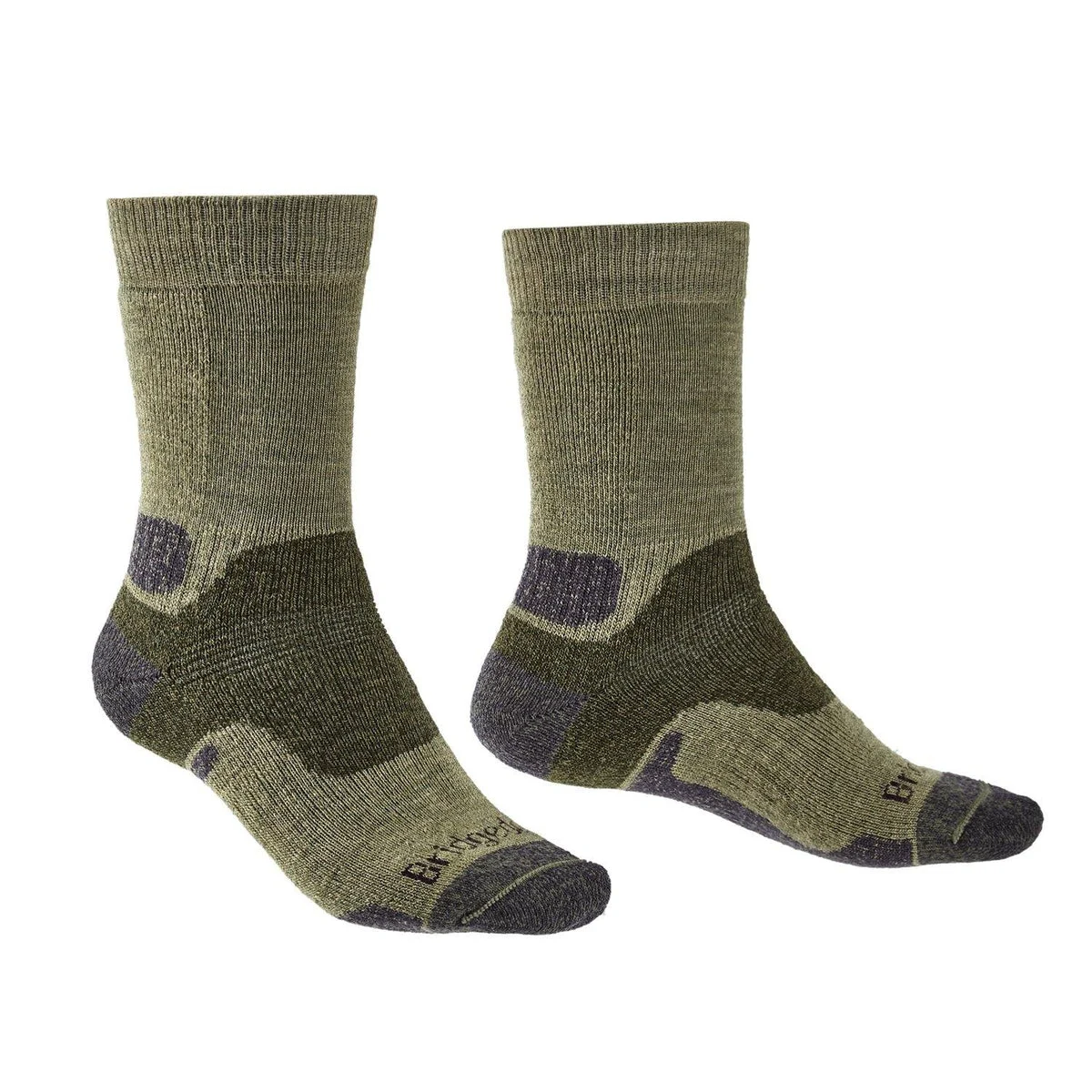Bridgedale MERINO Performance HIKE Socks (Midweight Green)