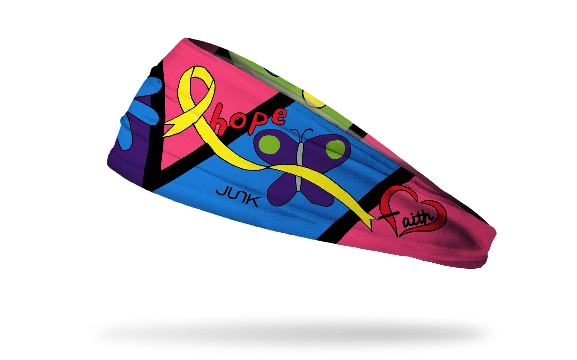 Camden's Gold Ribbon Big Bang Lite Headband