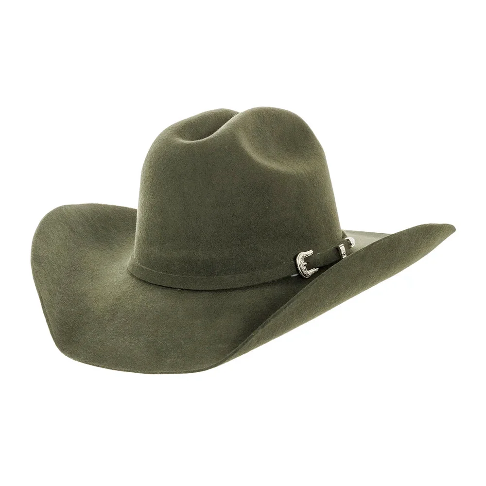 Cattleman | Mens Olive Felt Cowboy Hat