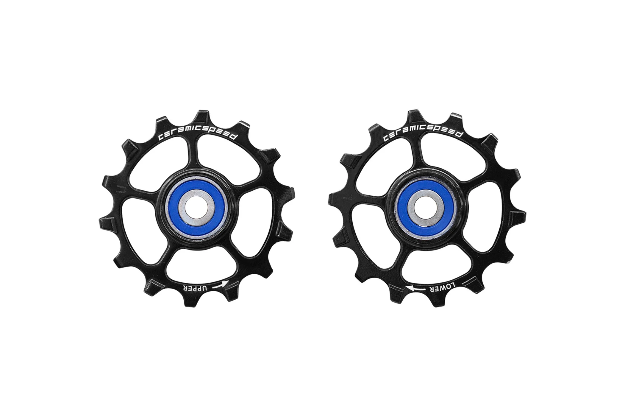 CeramicSpeed Coated Pulley Wheels SRAM Eagle & Eagle AXS 12 Speed NW Black