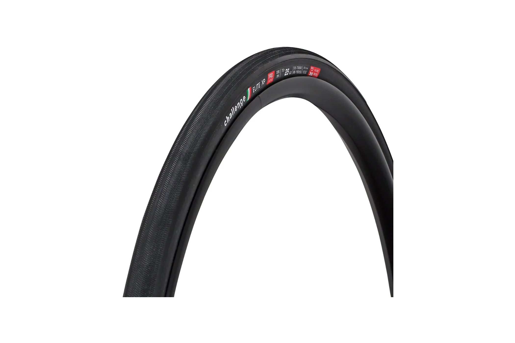 Challenge Elite XP Pro Handmade Tire 700c 220 TPI Clincher Black