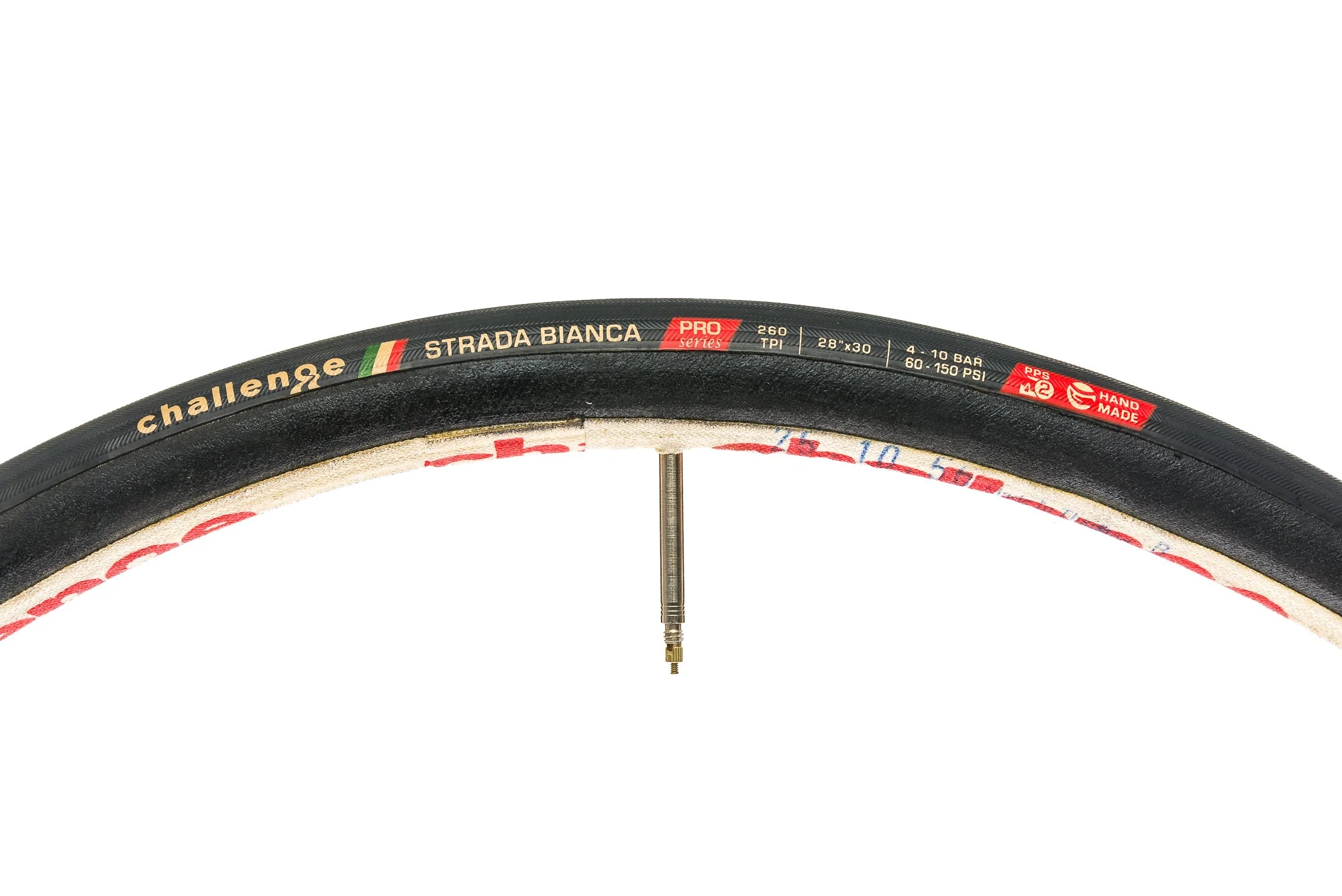 Challenge Strada Bianca Pro Tire 700c x 30mm Tubular - Excellent
