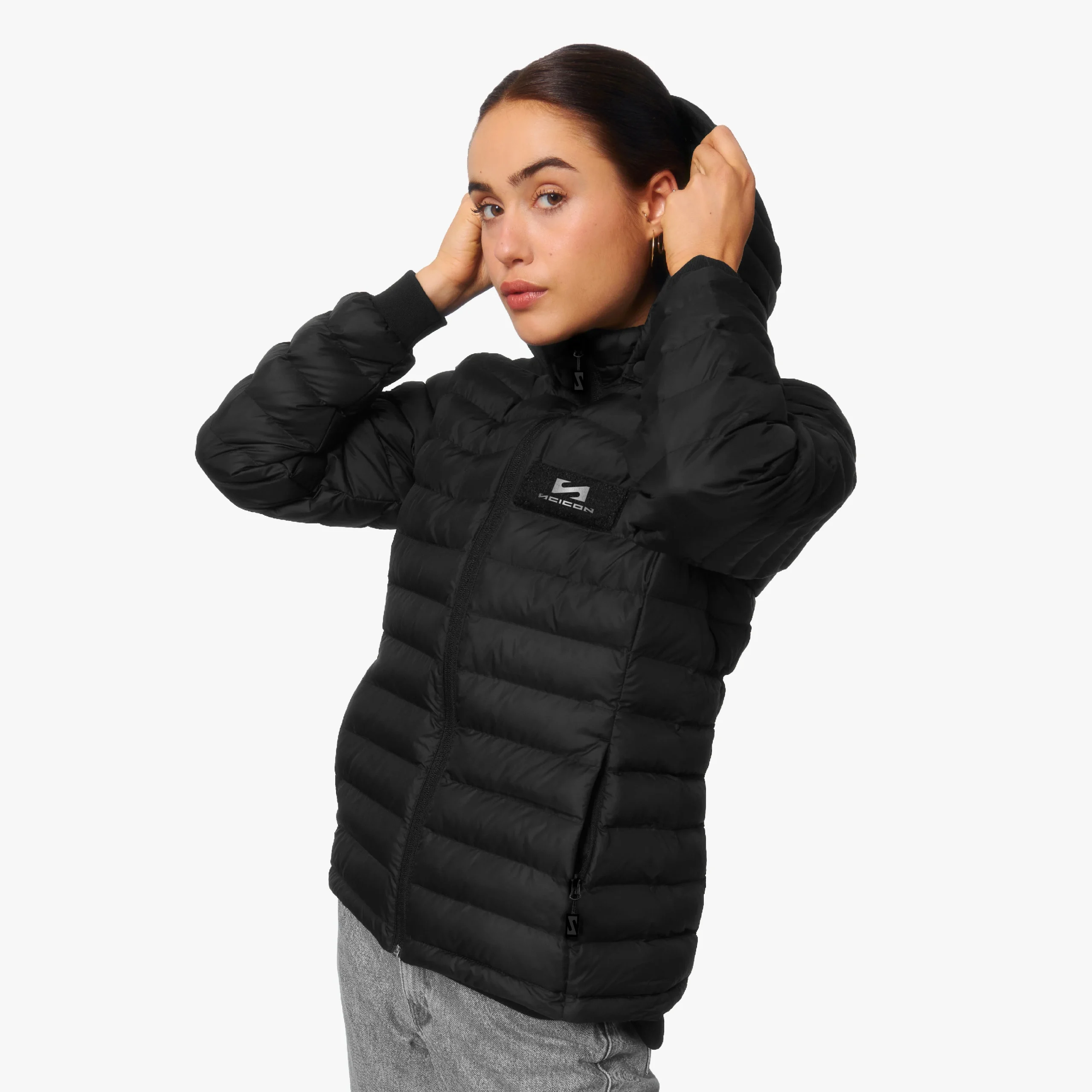 Chaqueta de invierno de manga larga para mujer