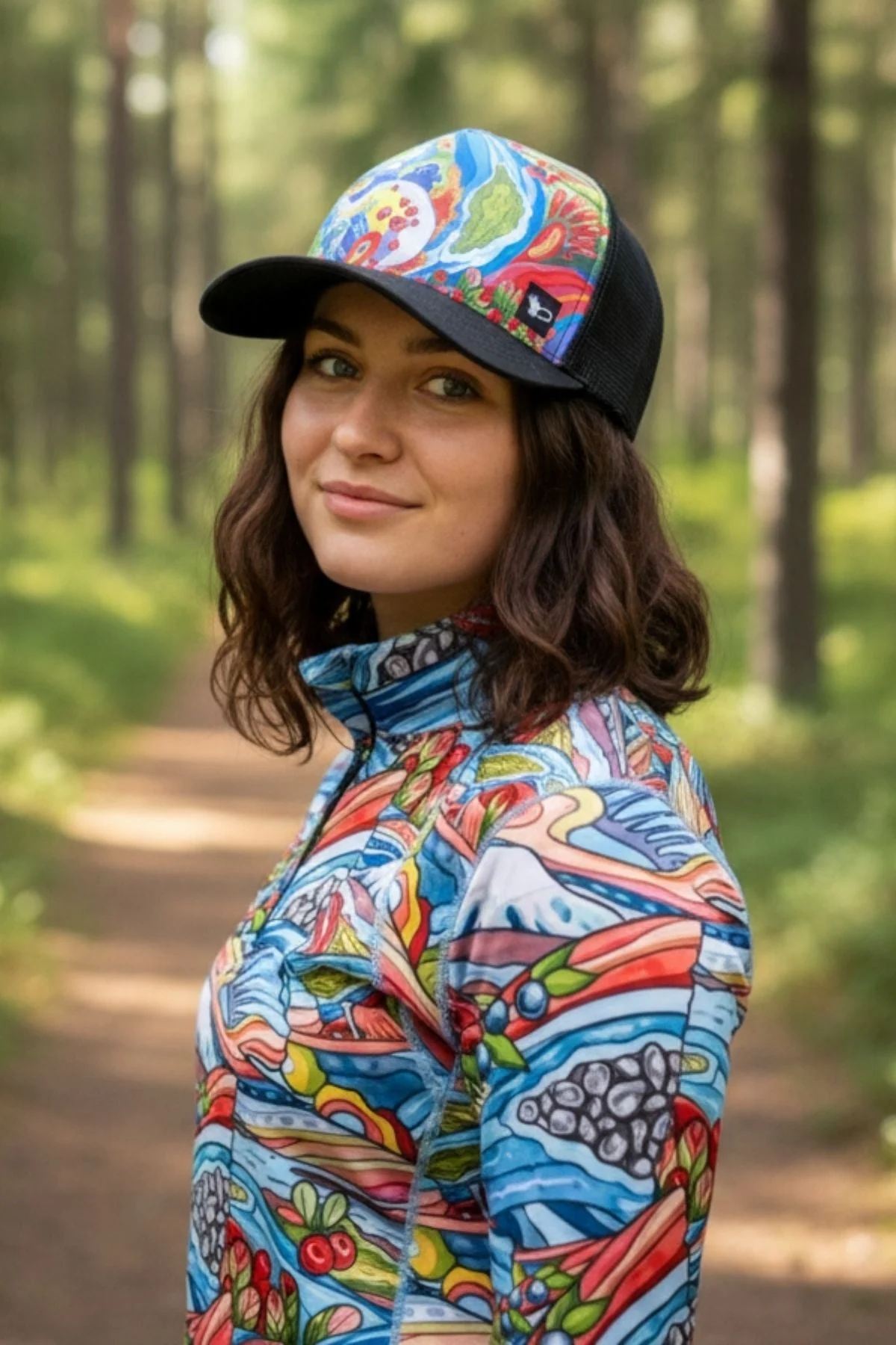 Charvana Abstract Trucker Hat