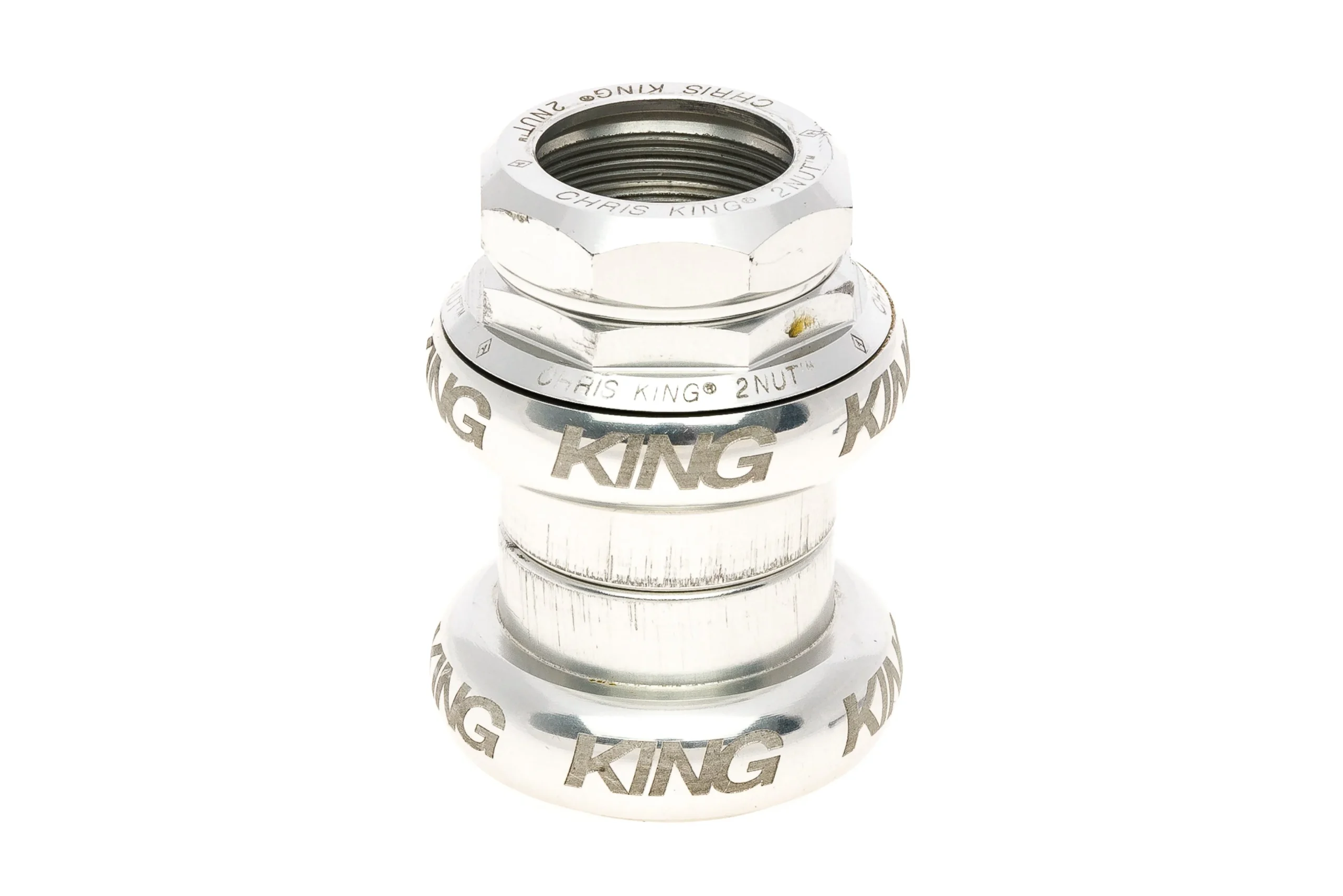 Chris King 2Nut Headset 1" Threaded Silver